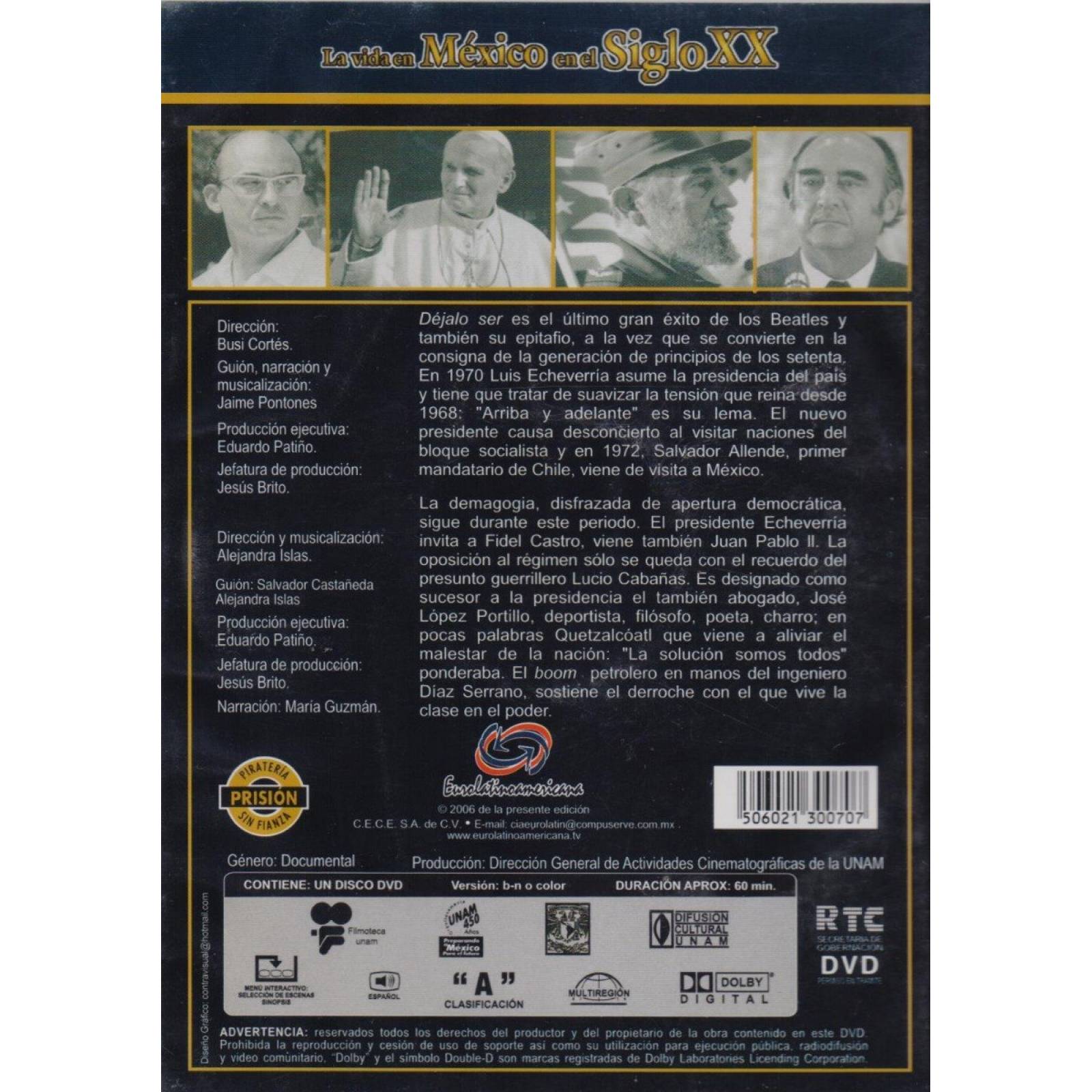 La Vida En Mexico En El Siglo Xx Documental Dvd