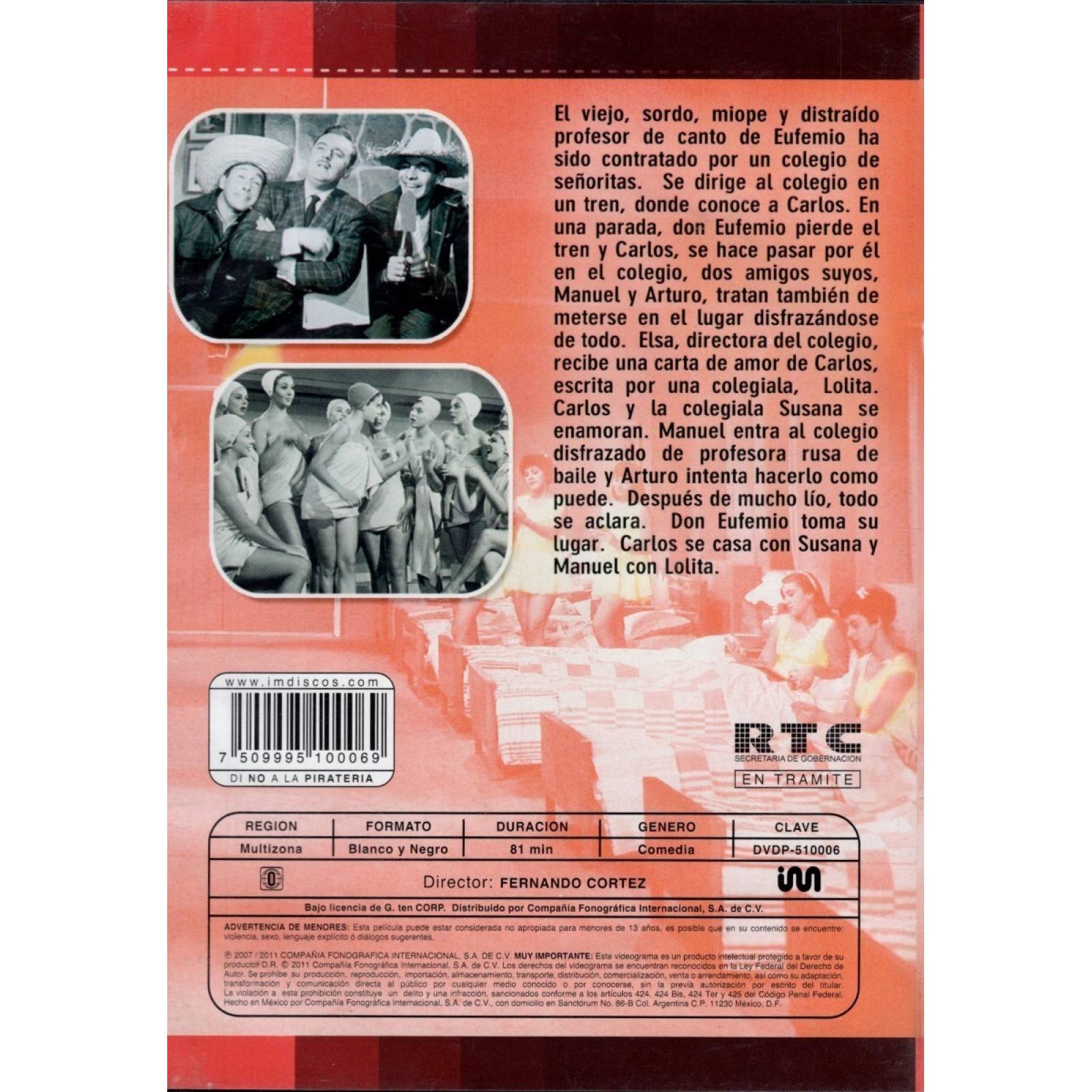 Dormitorio Para Señoritas Manolo Fabregas Pelicula Dvd