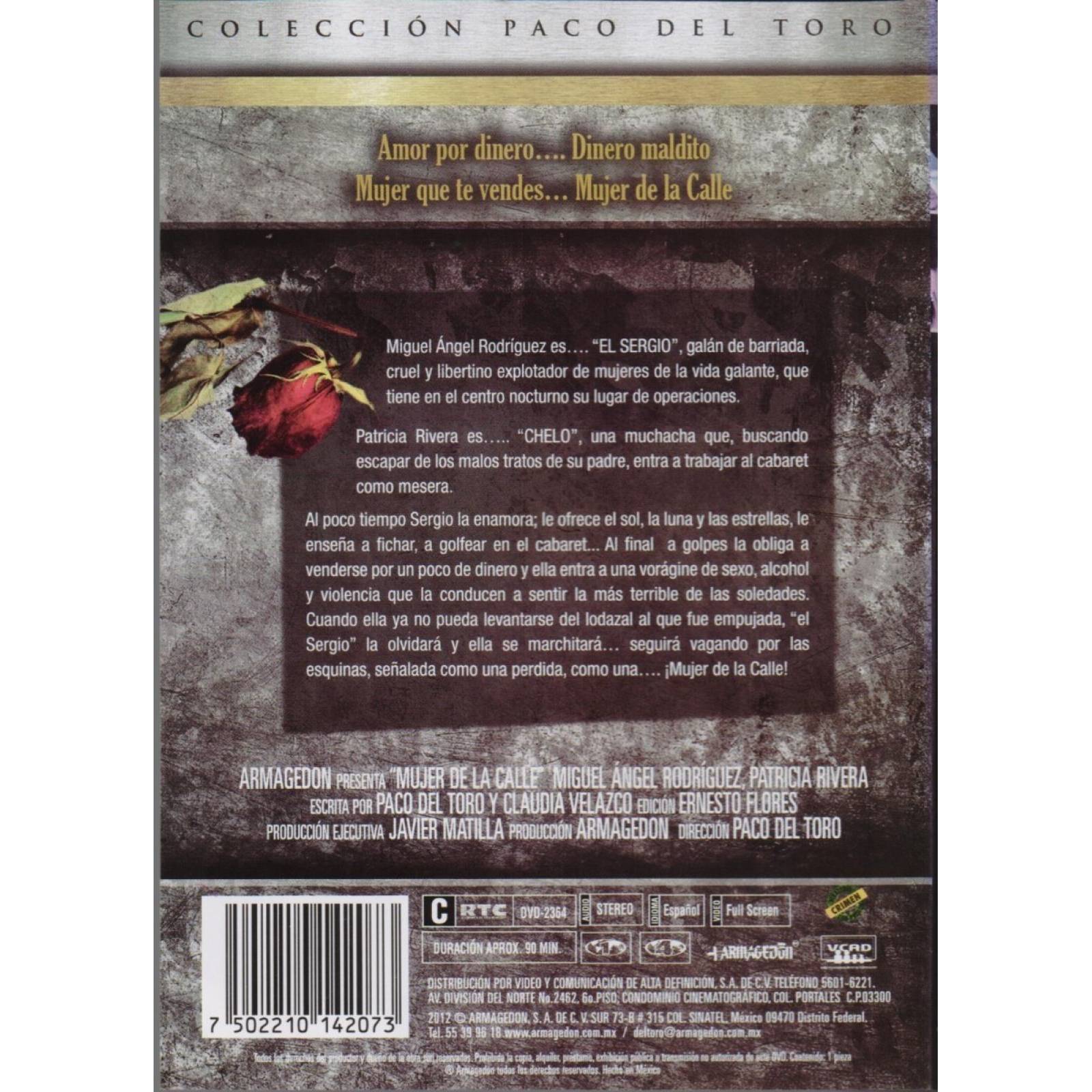Mujer De La Calle Miguel Angel Rodriguez Pelicula Dvd