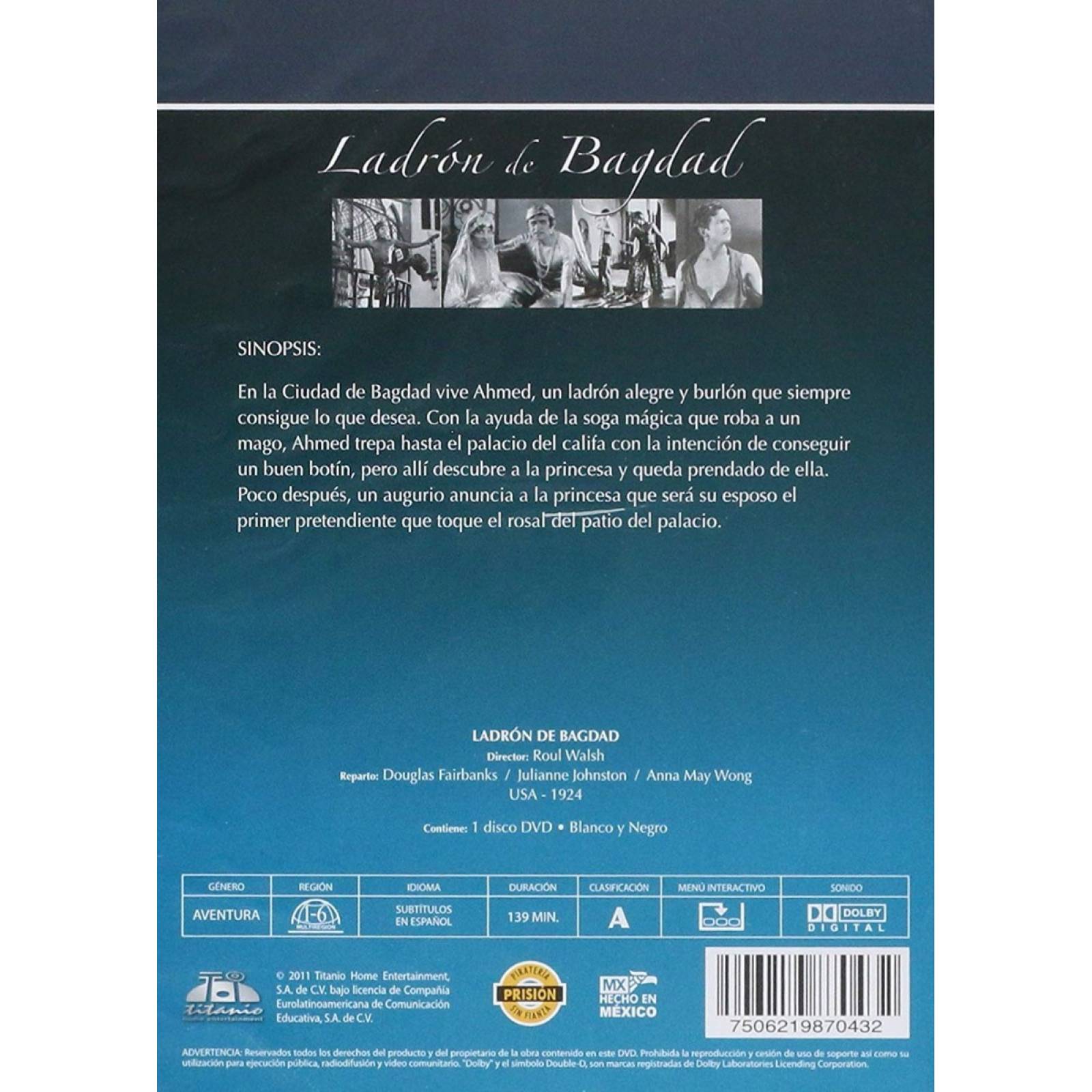 El Ladron De Bagdad 1924 Raoul Walsh Pelicula Dvd