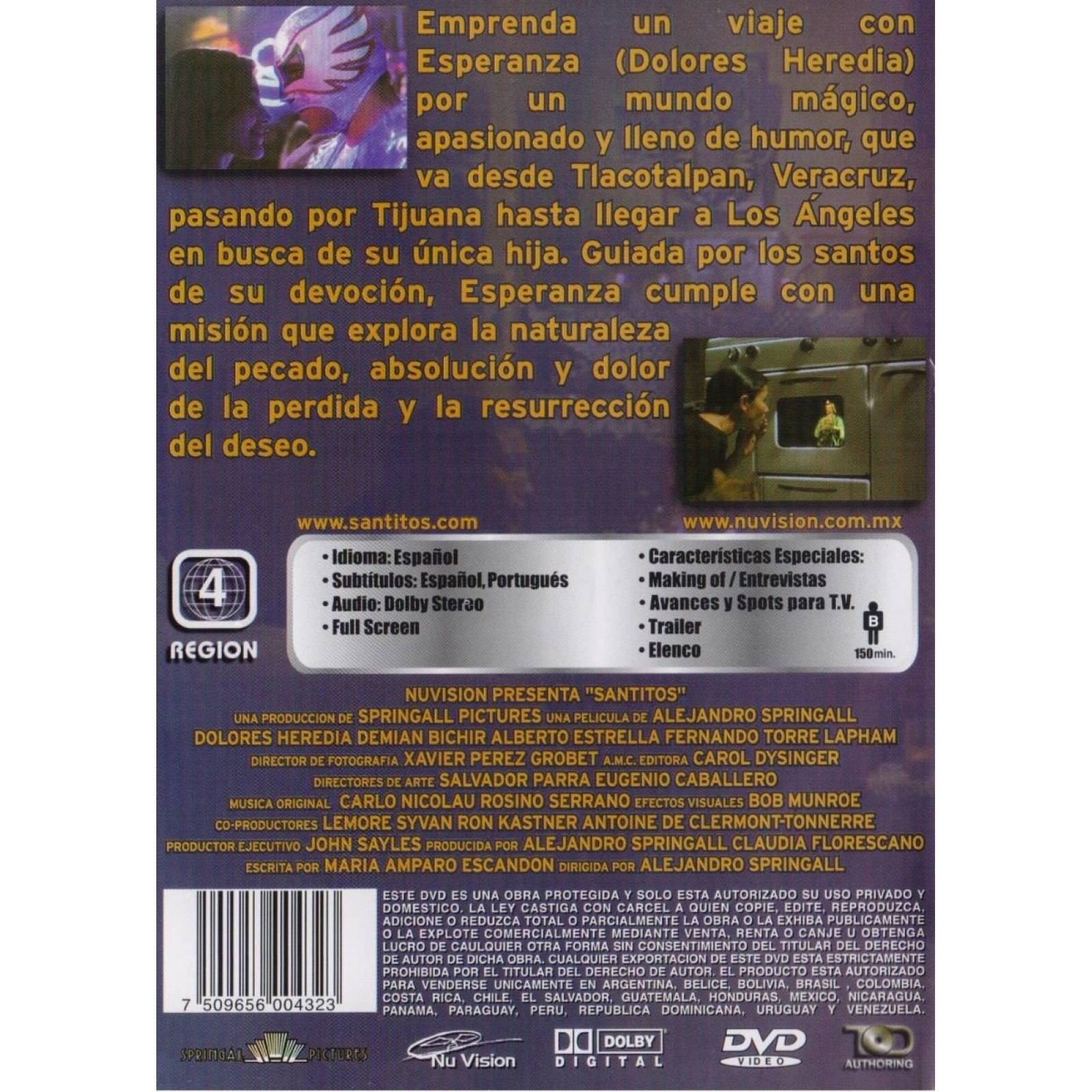 Santitos Damian Bichir Dolores Heredia Pelicula Mexicana Dvd