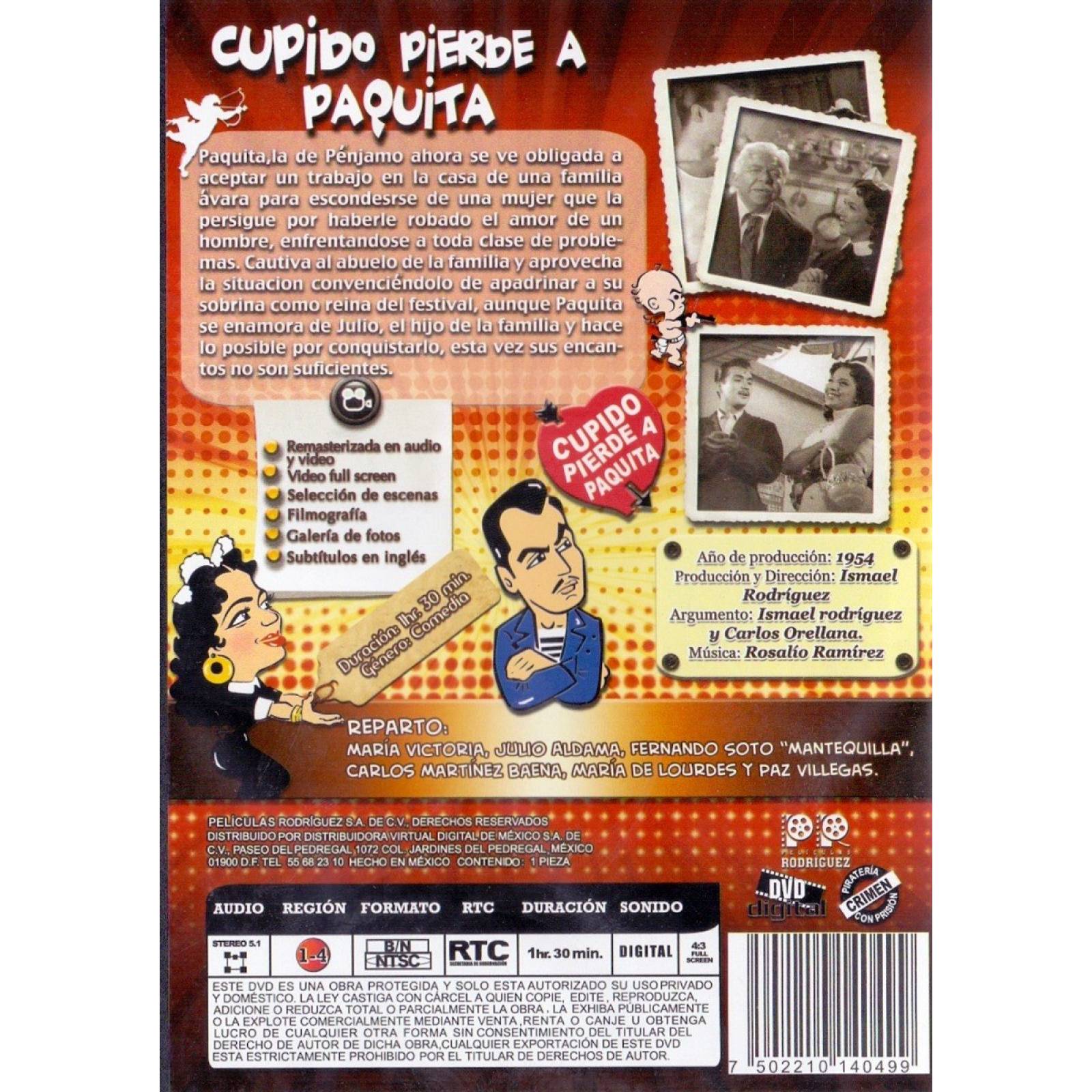 Cupido Pierde A Paquita Maria Victoria Pelicula Dvd