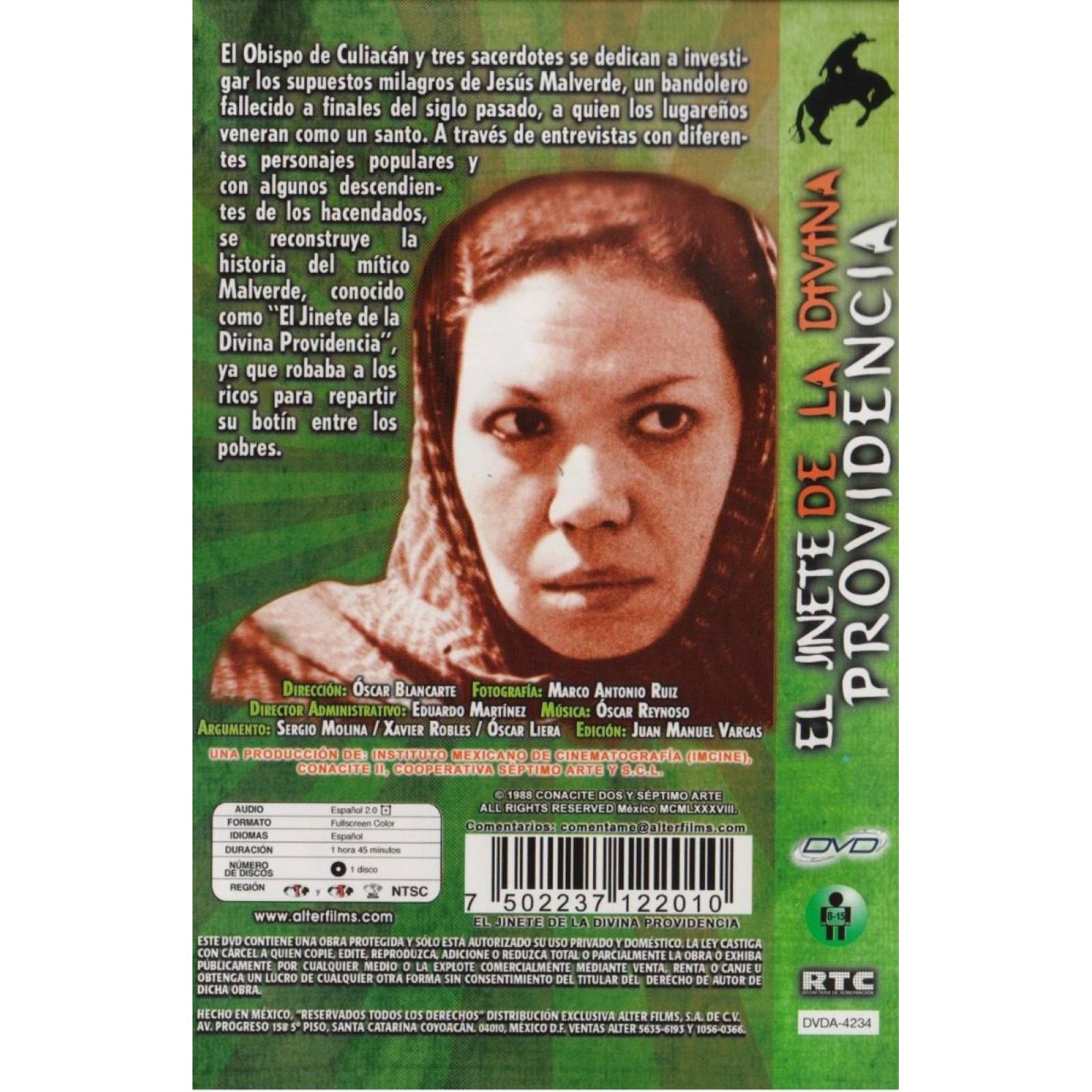 El Jinete De La Divina Providencia 1987 Oscar Blancarte Dvd