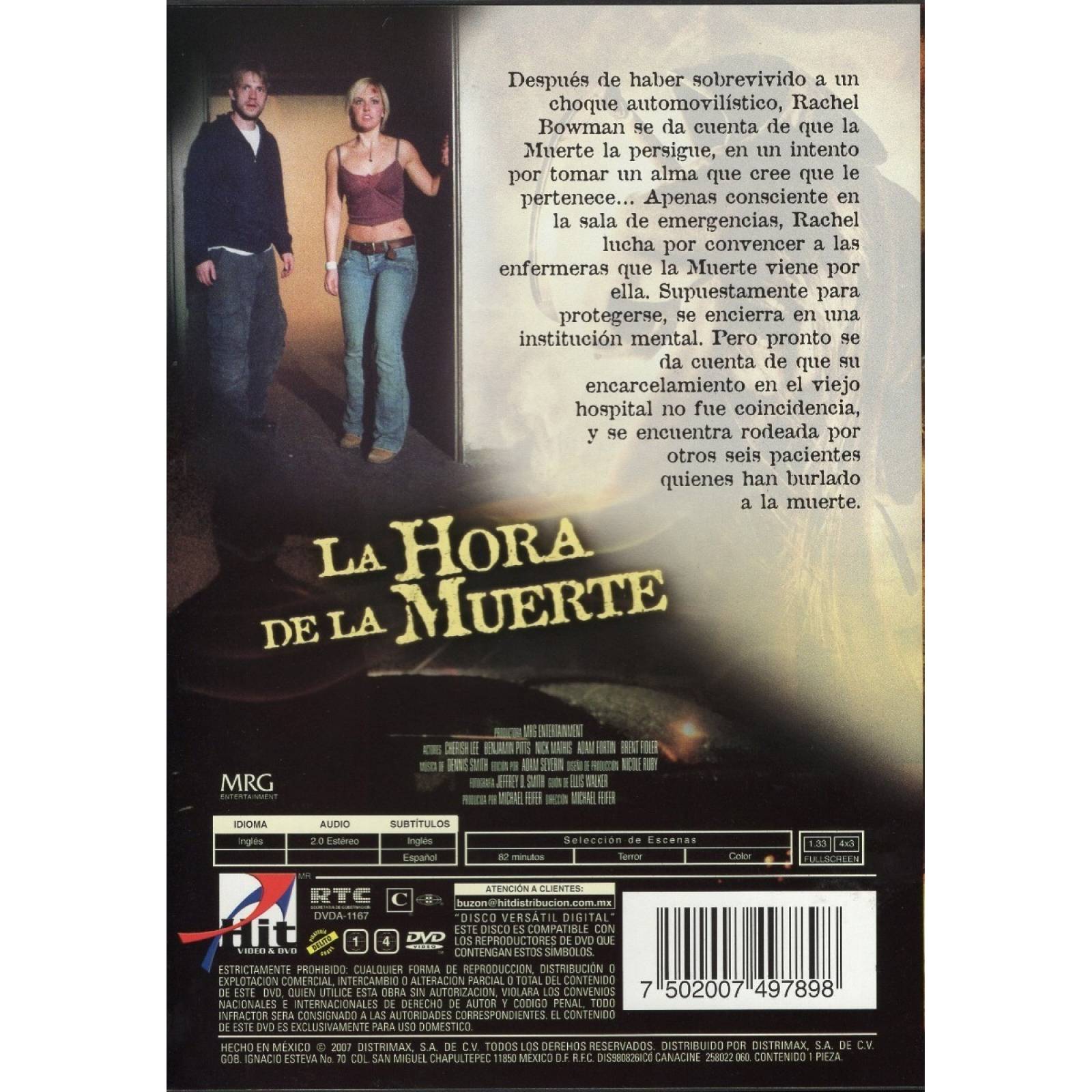 La Hora De La Muerte Grim Reaper Cherish Lee Pelicula Dvd