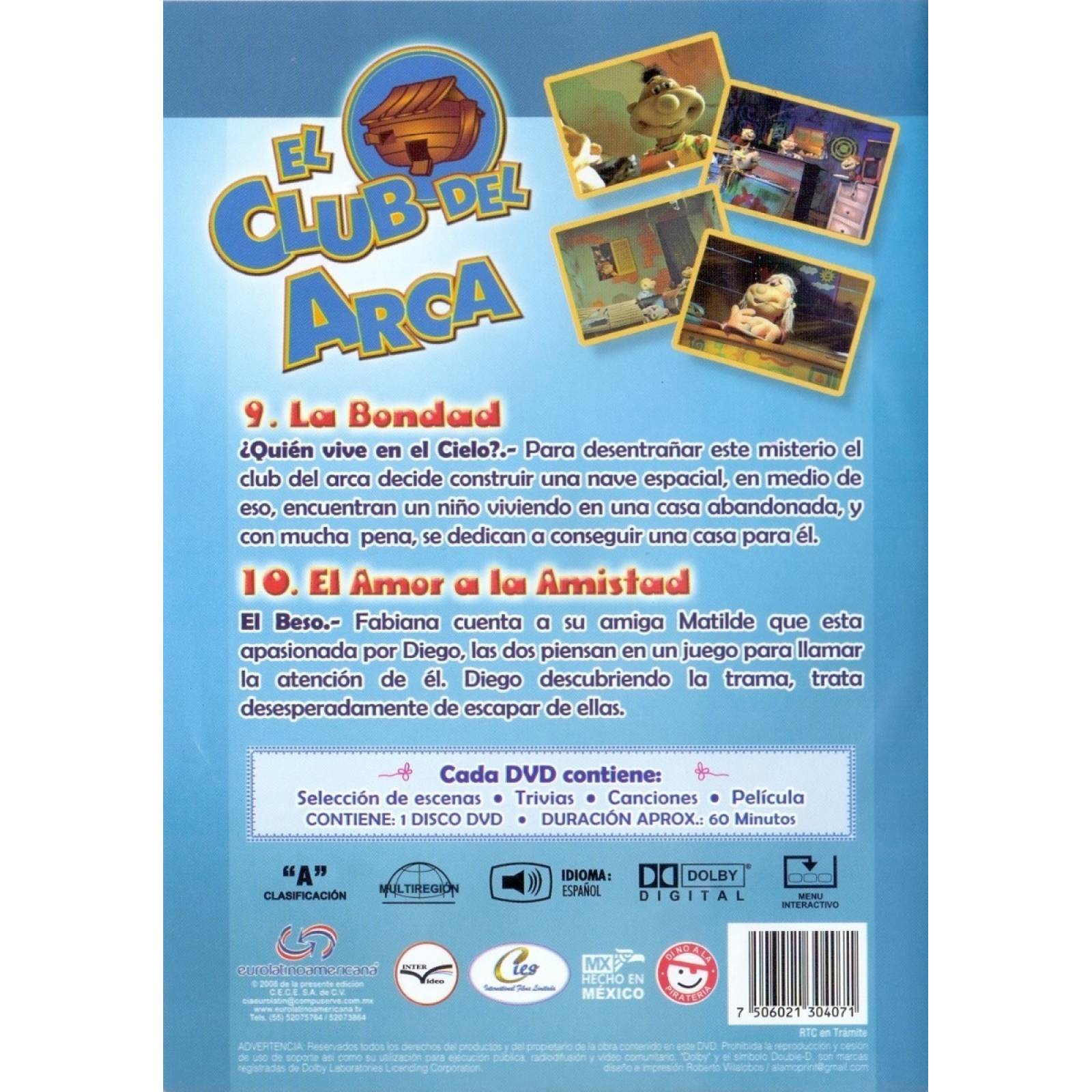 El Club Del Arca La Bondad El Amor A La Amistad Pelicula Dvd