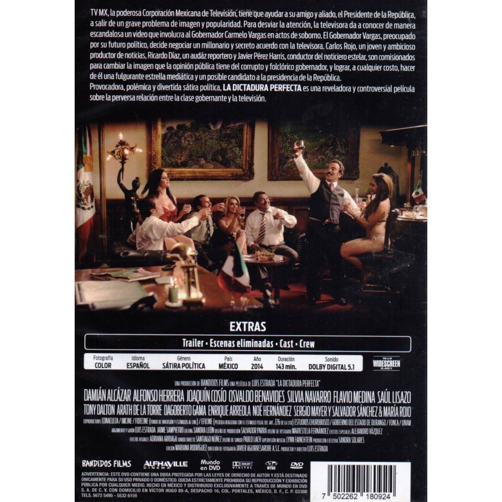 La Dictadura Perfecta Damian Alcazar Pelicula Dvd