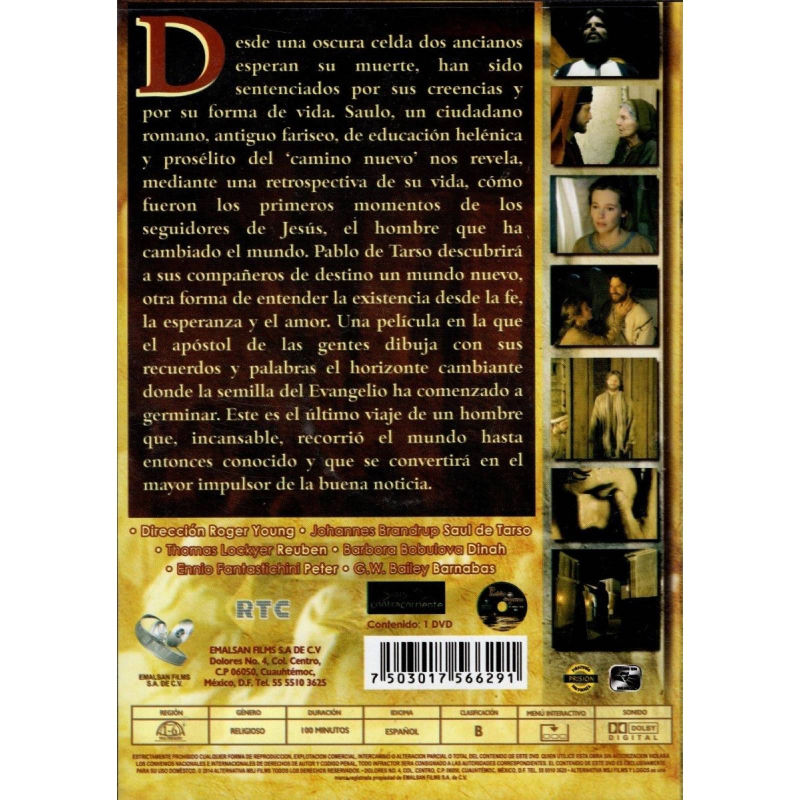 Pablo De Tarso El Ultimo Viaje Pelicula Dvd