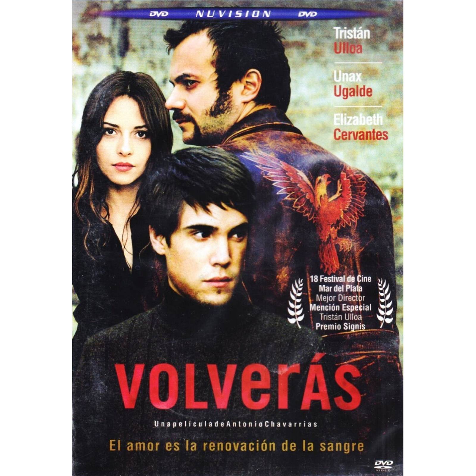 Volveras Tristan Ulloa Pelicula Dvd