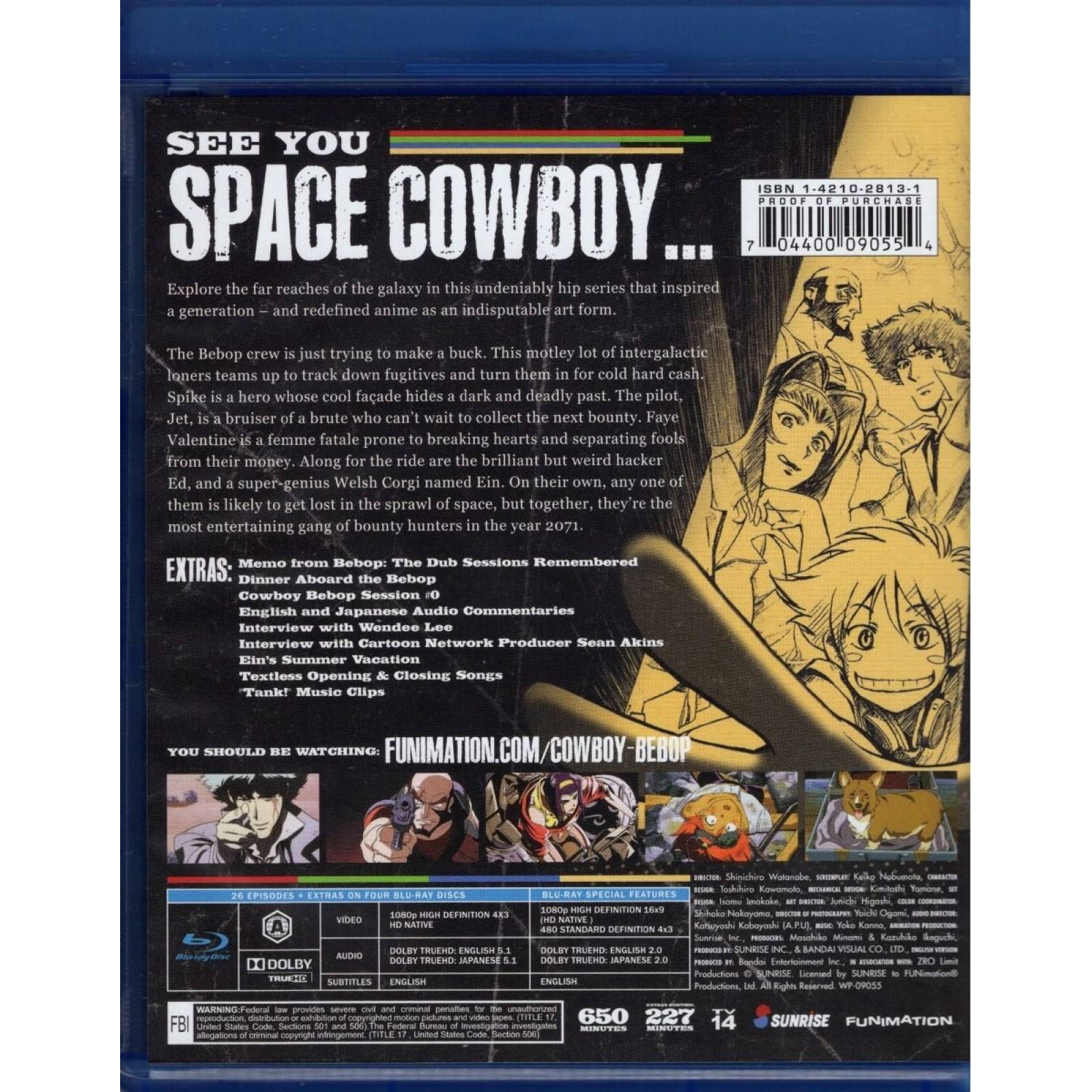 Cowboy Bebop Coleccion Completa Serie Tv Boxset Blu-ray