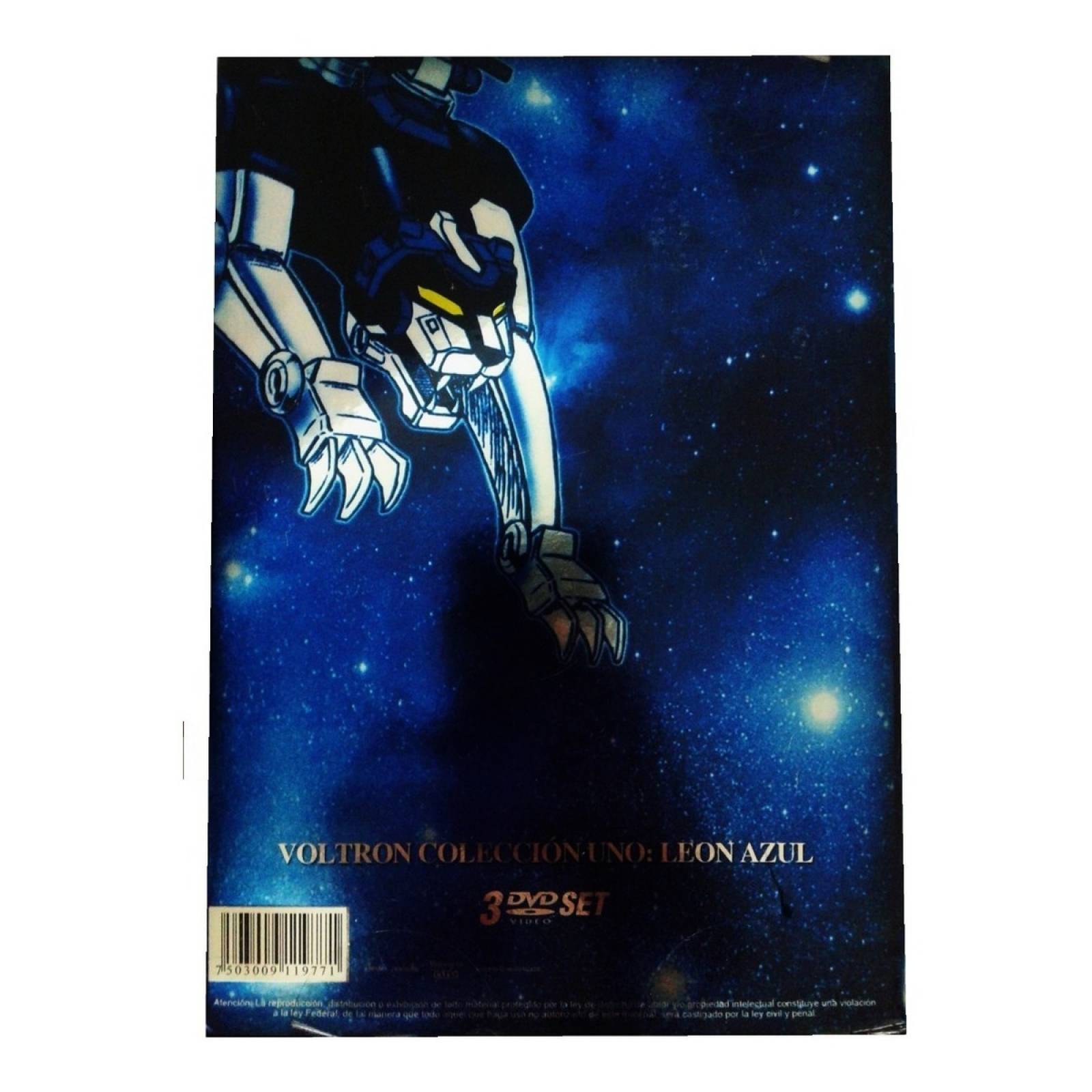 Voltron Coleccion Uno 1 Leon Azul Boxset Serie Dvd