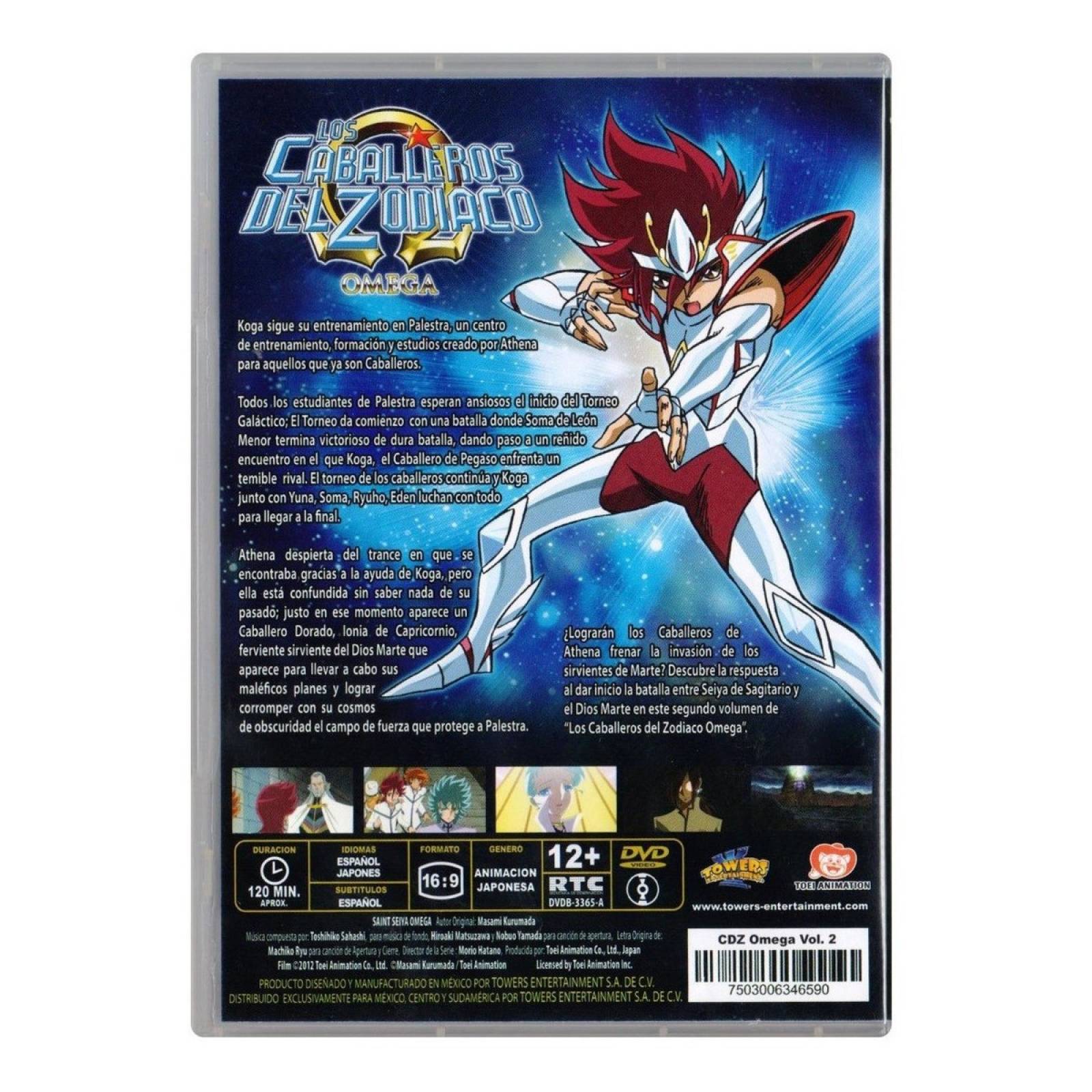 Los Caballeros Del Zodiaco Omega Segundo Volumen 2 Dos Dvd