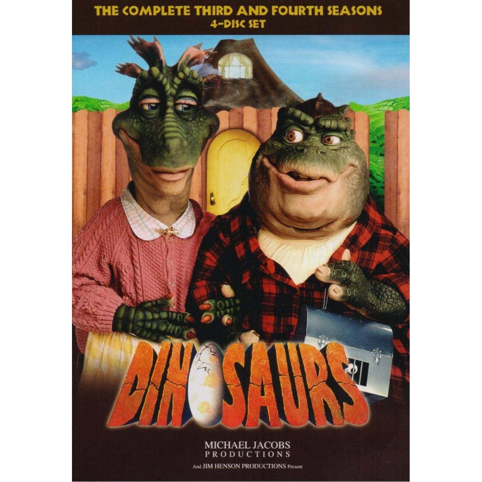 Dinosaurios Temporada 3 Tres Tercera & 4 Cuatro Cuarta Dvd