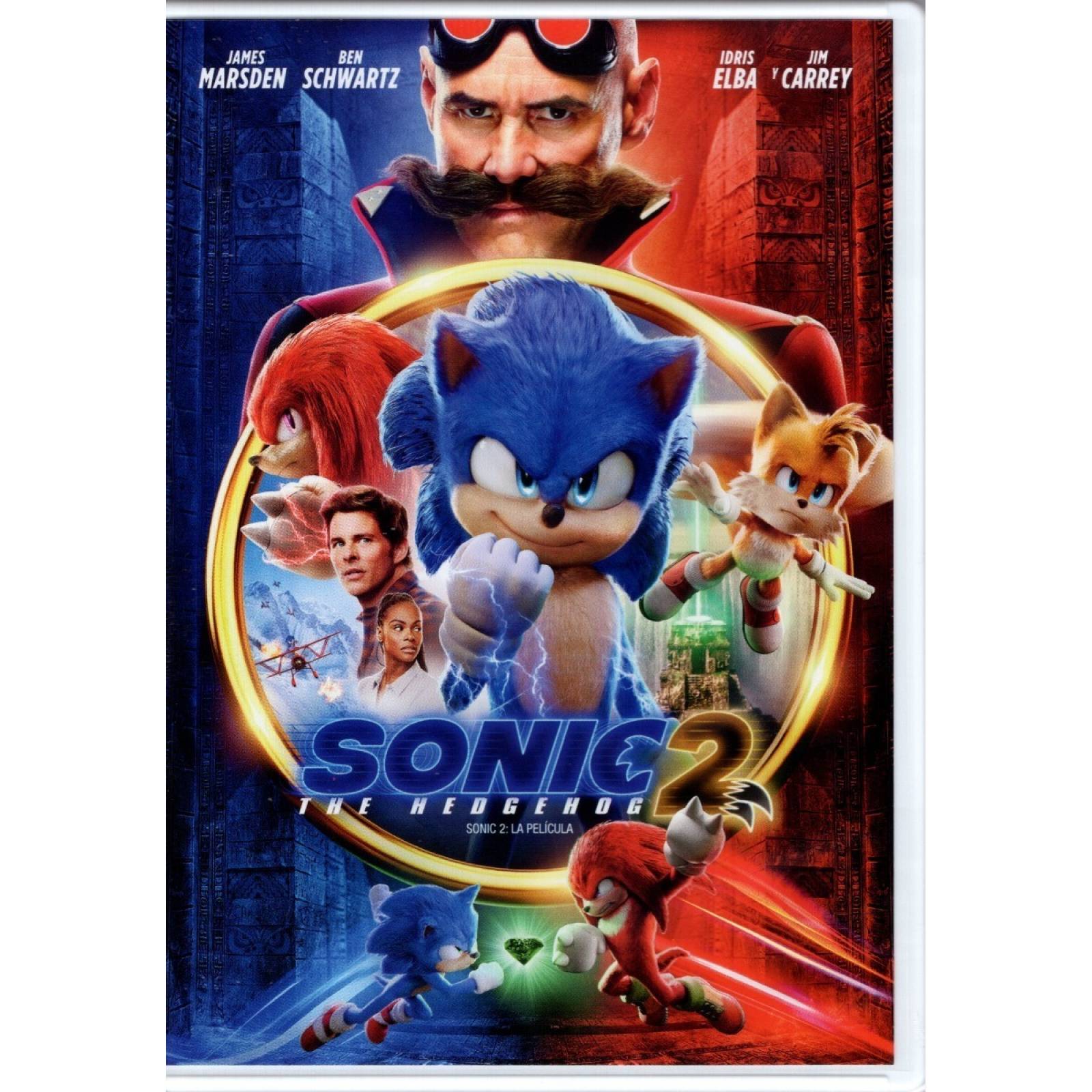 Sonic 2 Dos Jim Carrey 2022 Pelicula Dvd