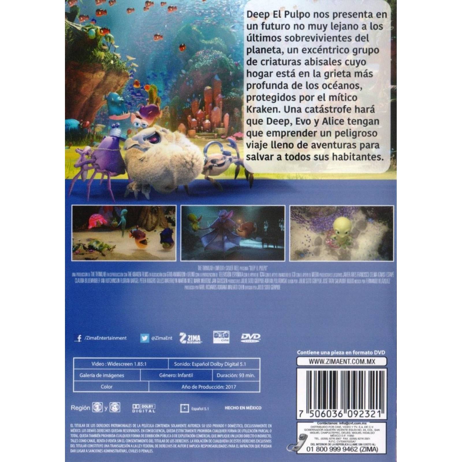 Deep El Pulpo Pelicula Dvd