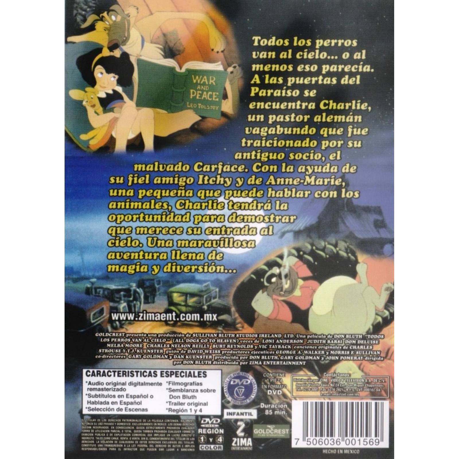 Todos Los Perros Van Al Cielo Edicion Especial Pelicula Dvd