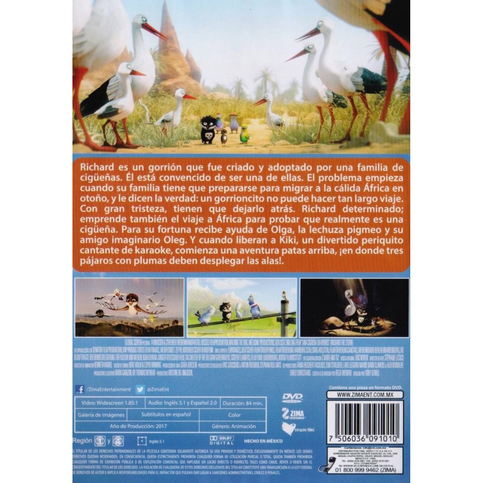 Una Cigueña En Apuros Toby Genkel Pelicula Dvd