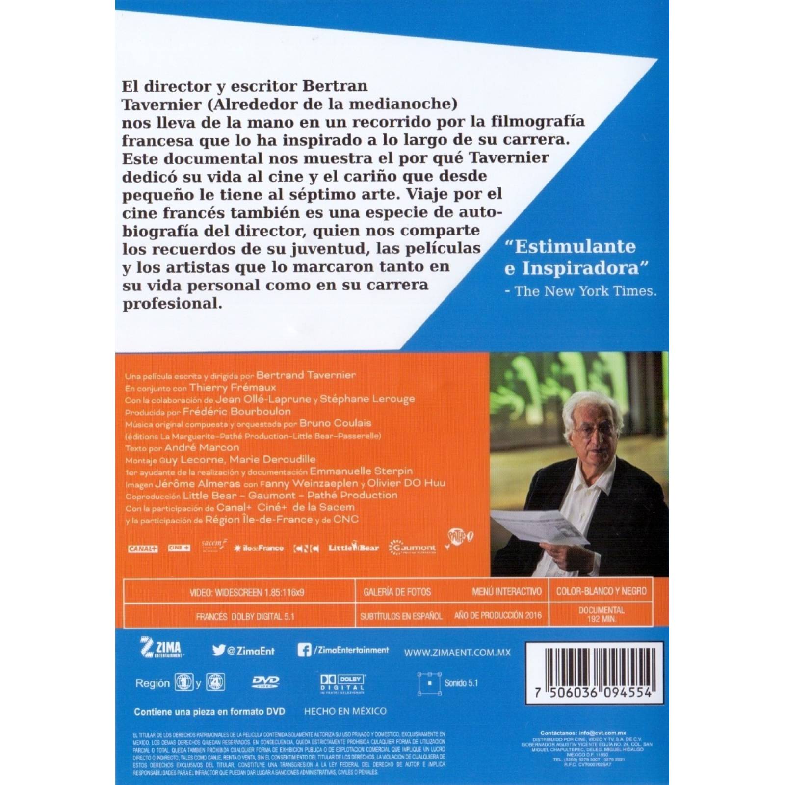 Viaje Por El Cine Frances Bertrand Tavernier Pelicula Dvd