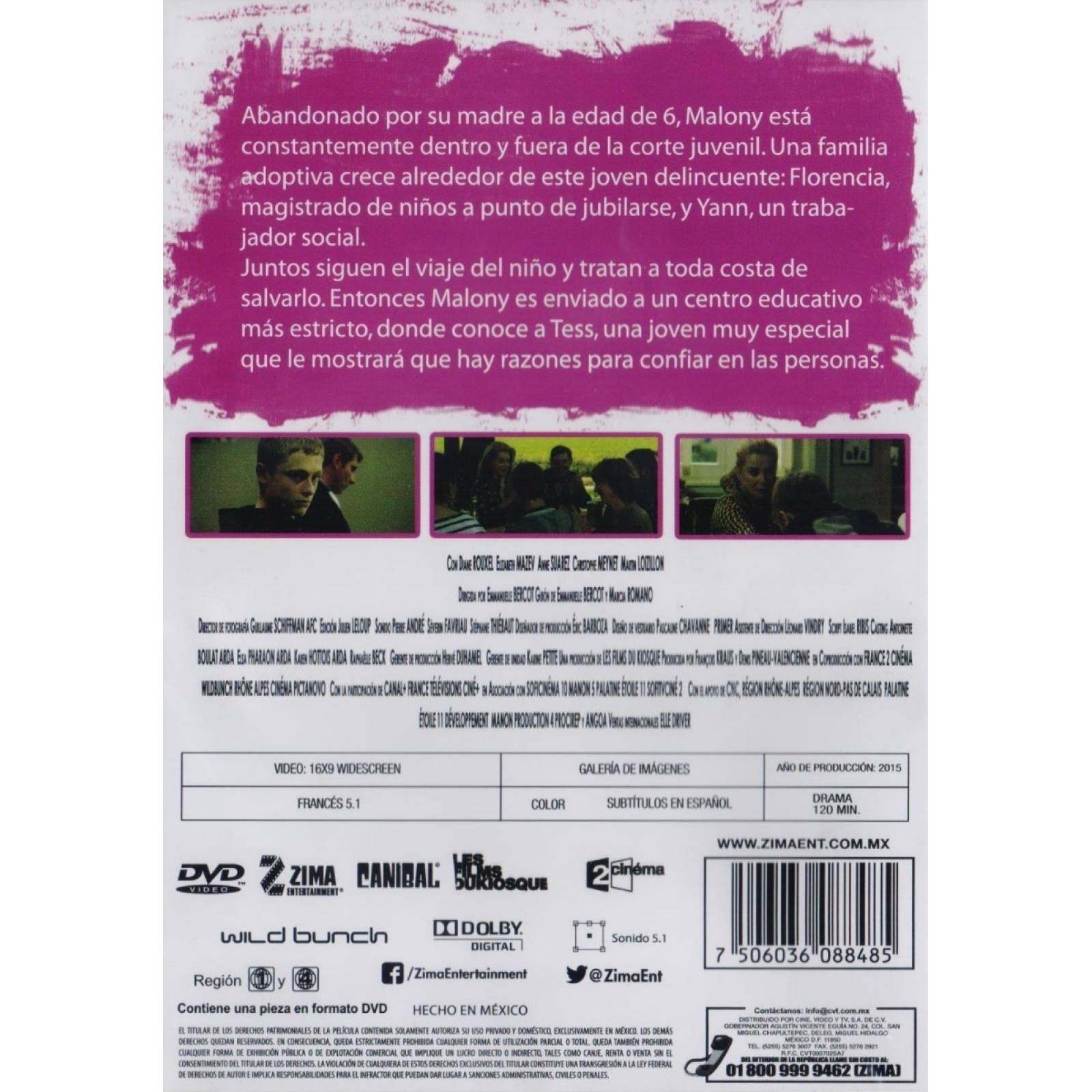 Con La Frente En Alto Emmanuelle Bercot Pelicula Dvd