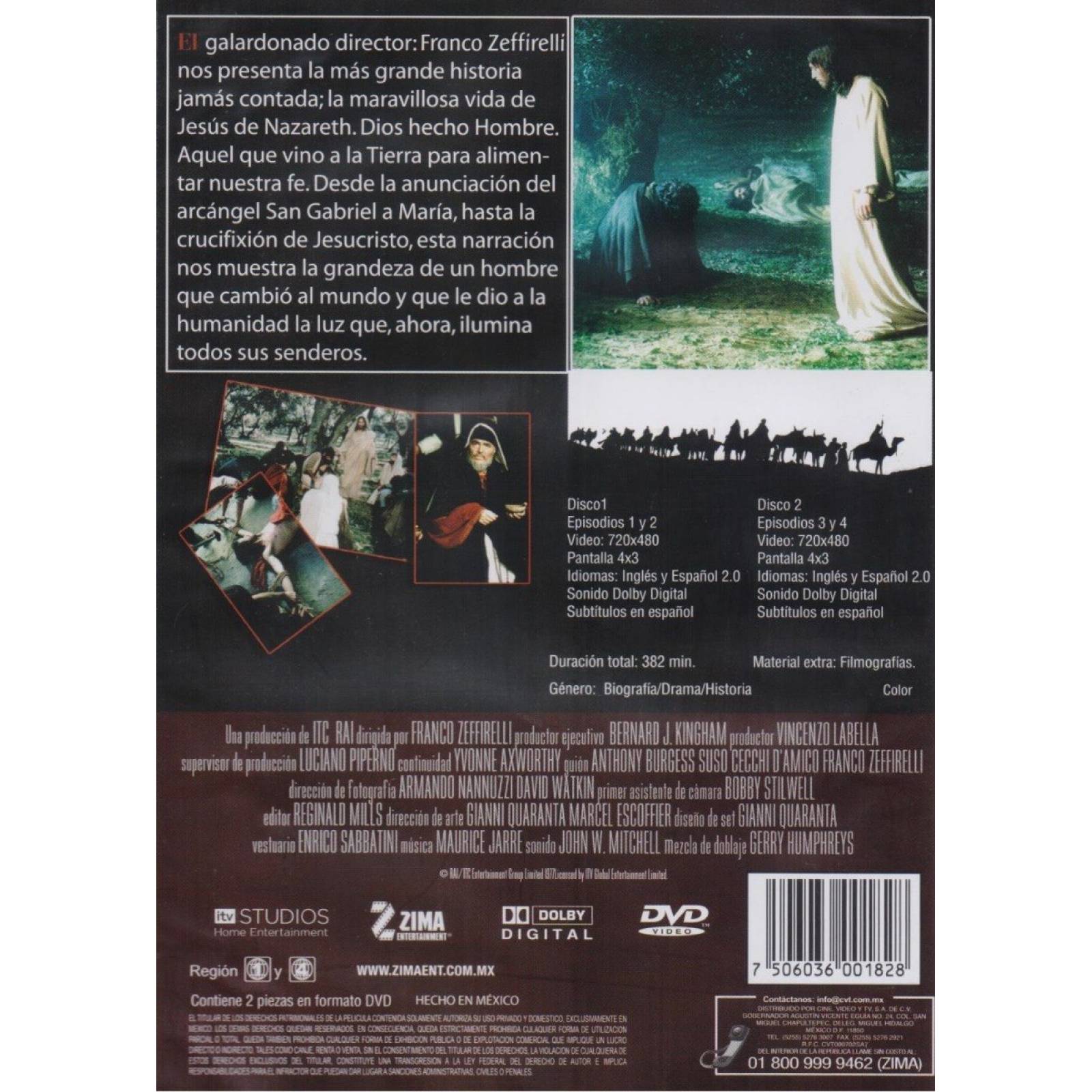 Jesus De Nazareth Franco Zeffirelli Pelicula Original Dvd