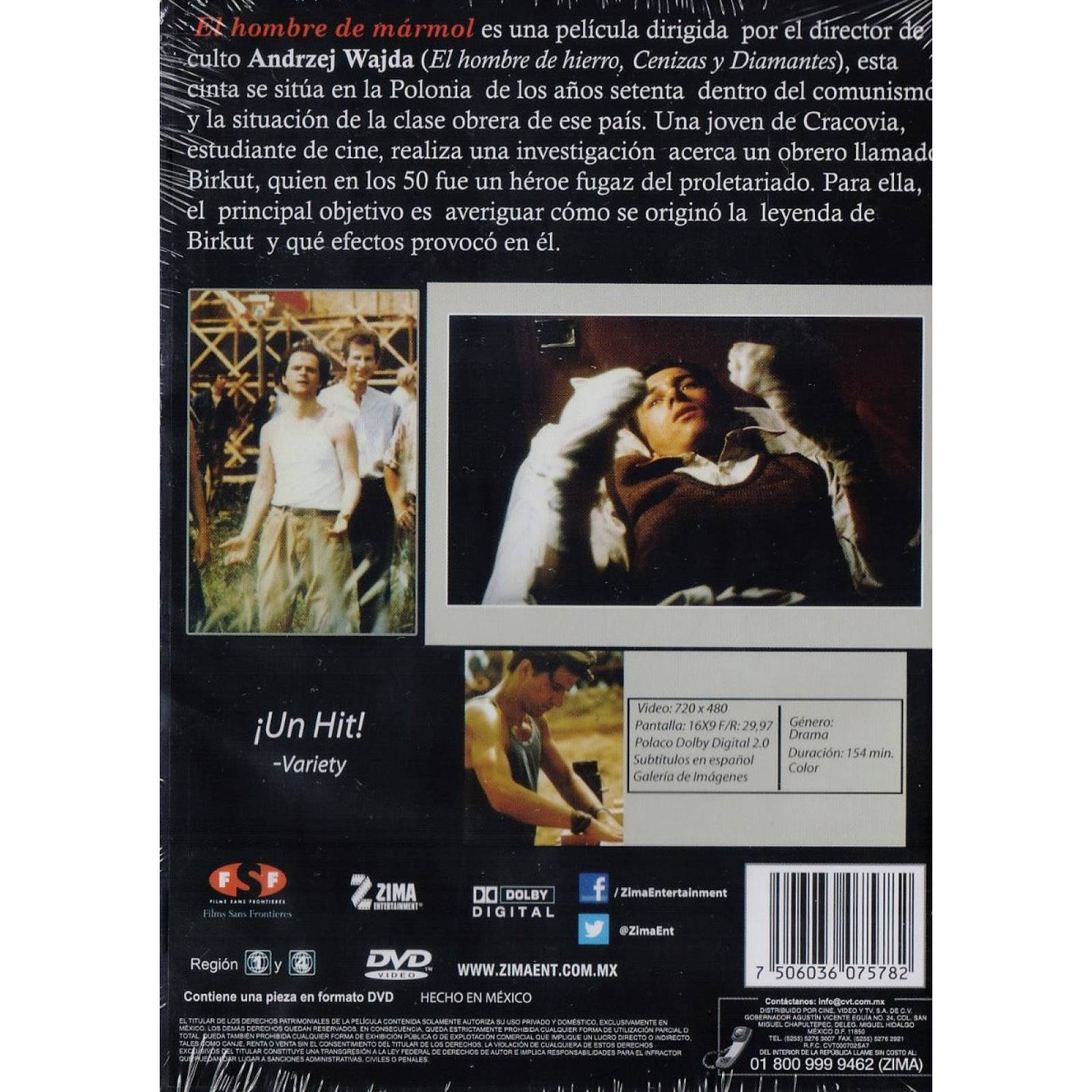 El Hombre De Marmol Man Of Marble Andrzej Wajda Pelicula Dvd