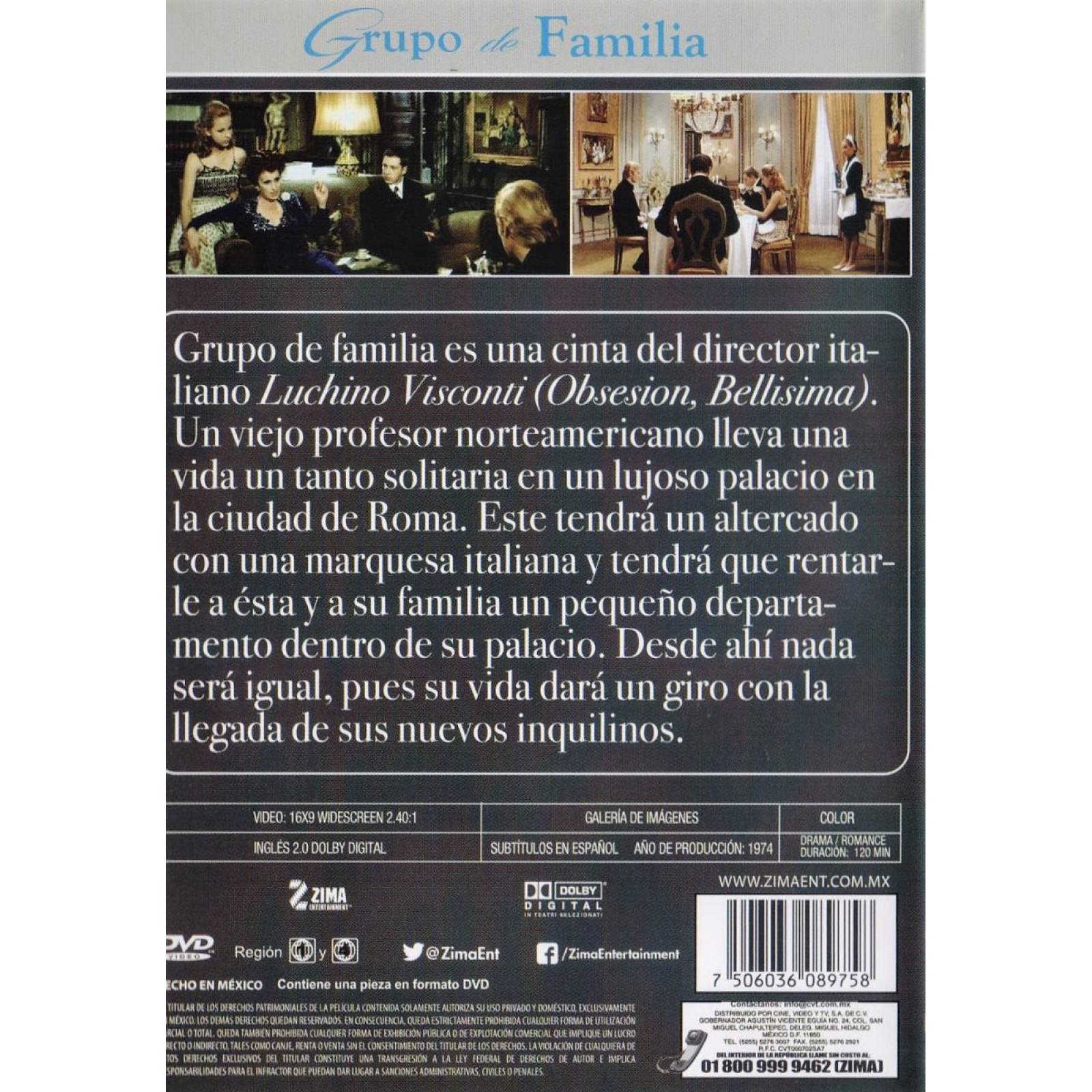 Grupo De Familia Luchino Visconti Pelicula Dvd