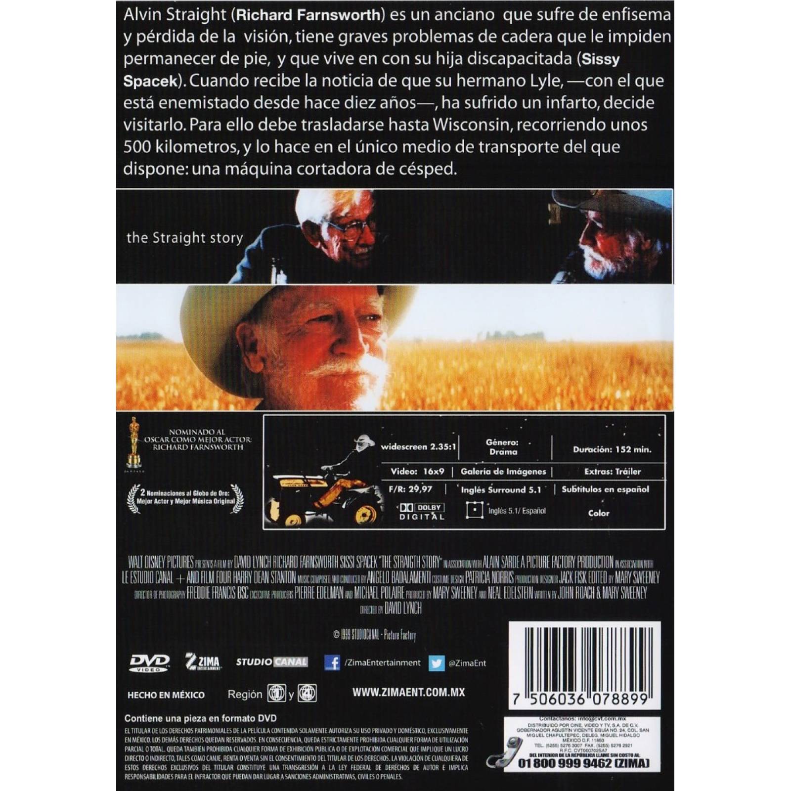 Una Historia Sencilla David Lynch Pelicula Dvd