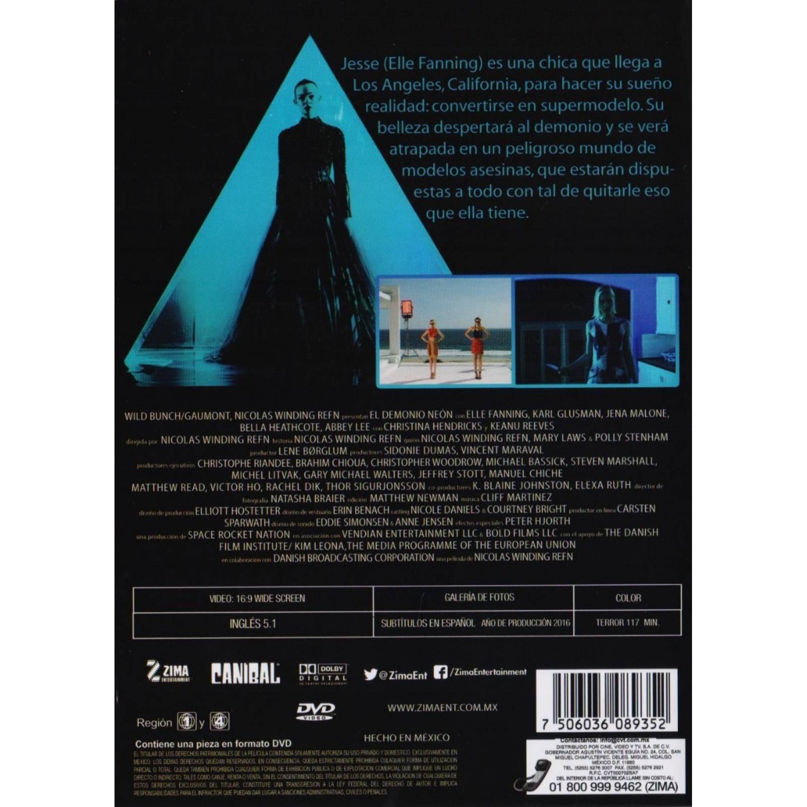 El Demonio Neon Nicolas Winding Refn Pelicula Dvd