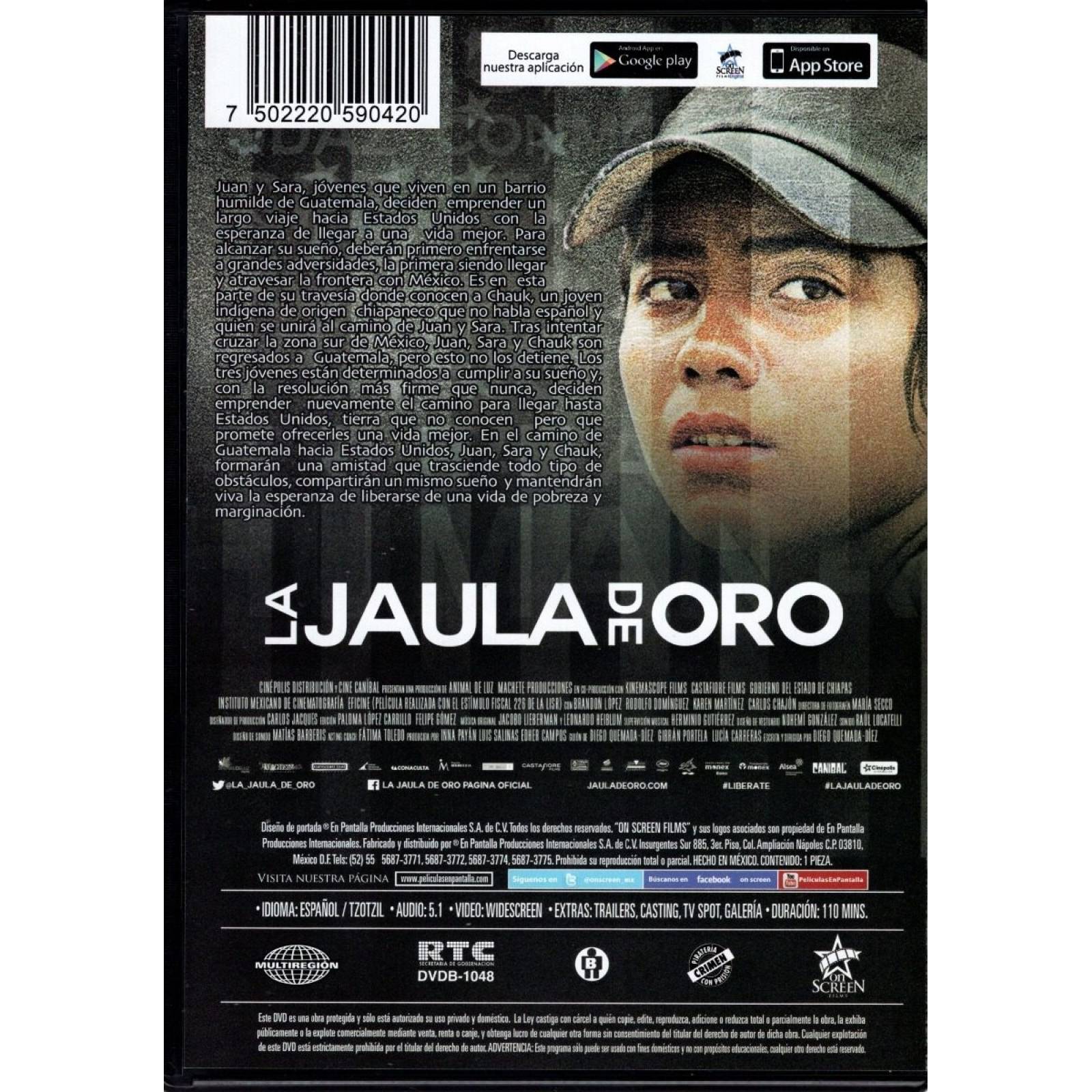 La Jaula De Oro Pelicula Mexicana En Dvd
