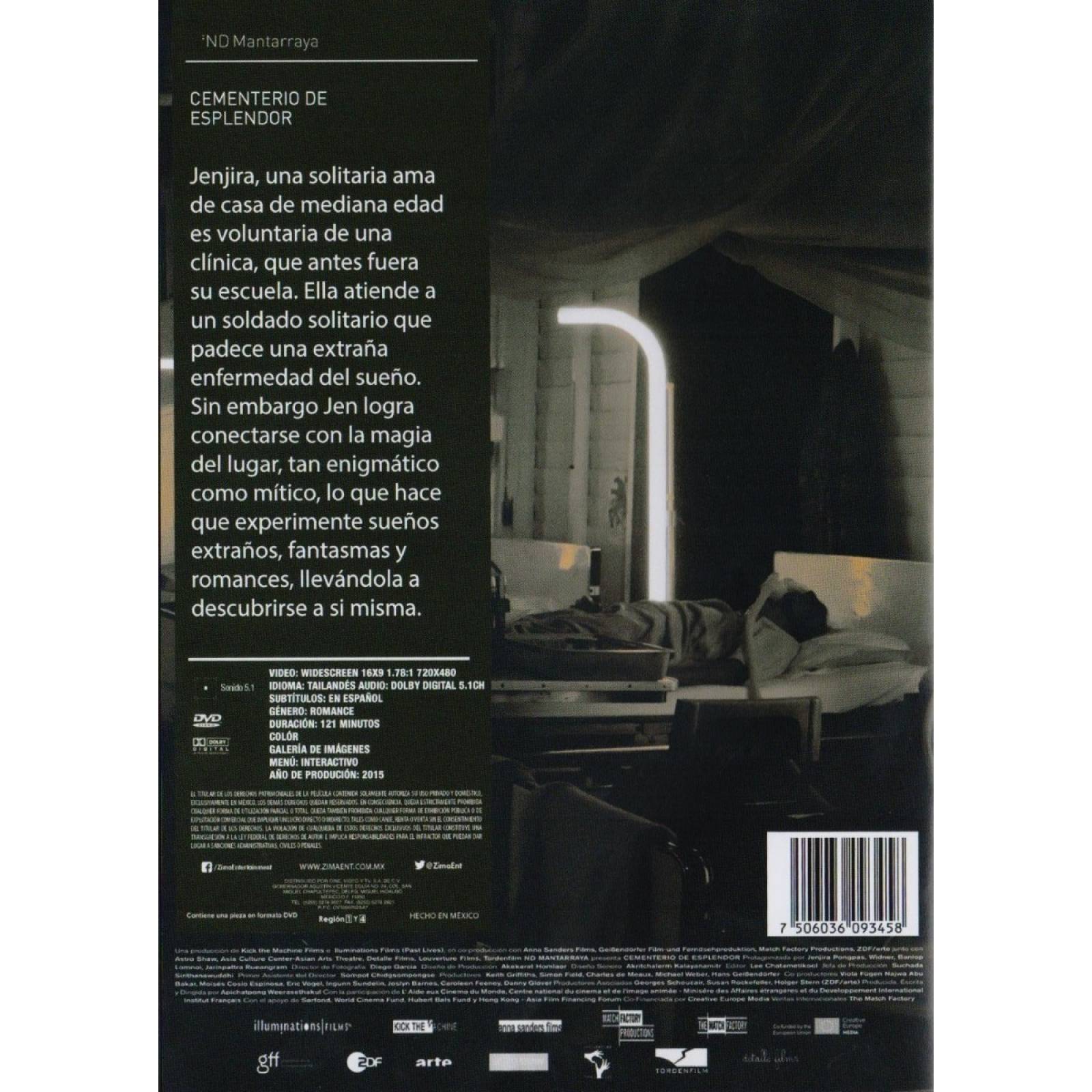 Cementerio De Esplendor Pelicula Dvd.