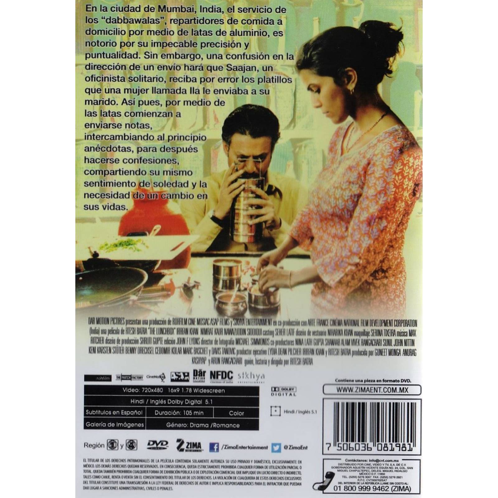 Amor A La Carta Ritesh Batra Pelicula Dvd