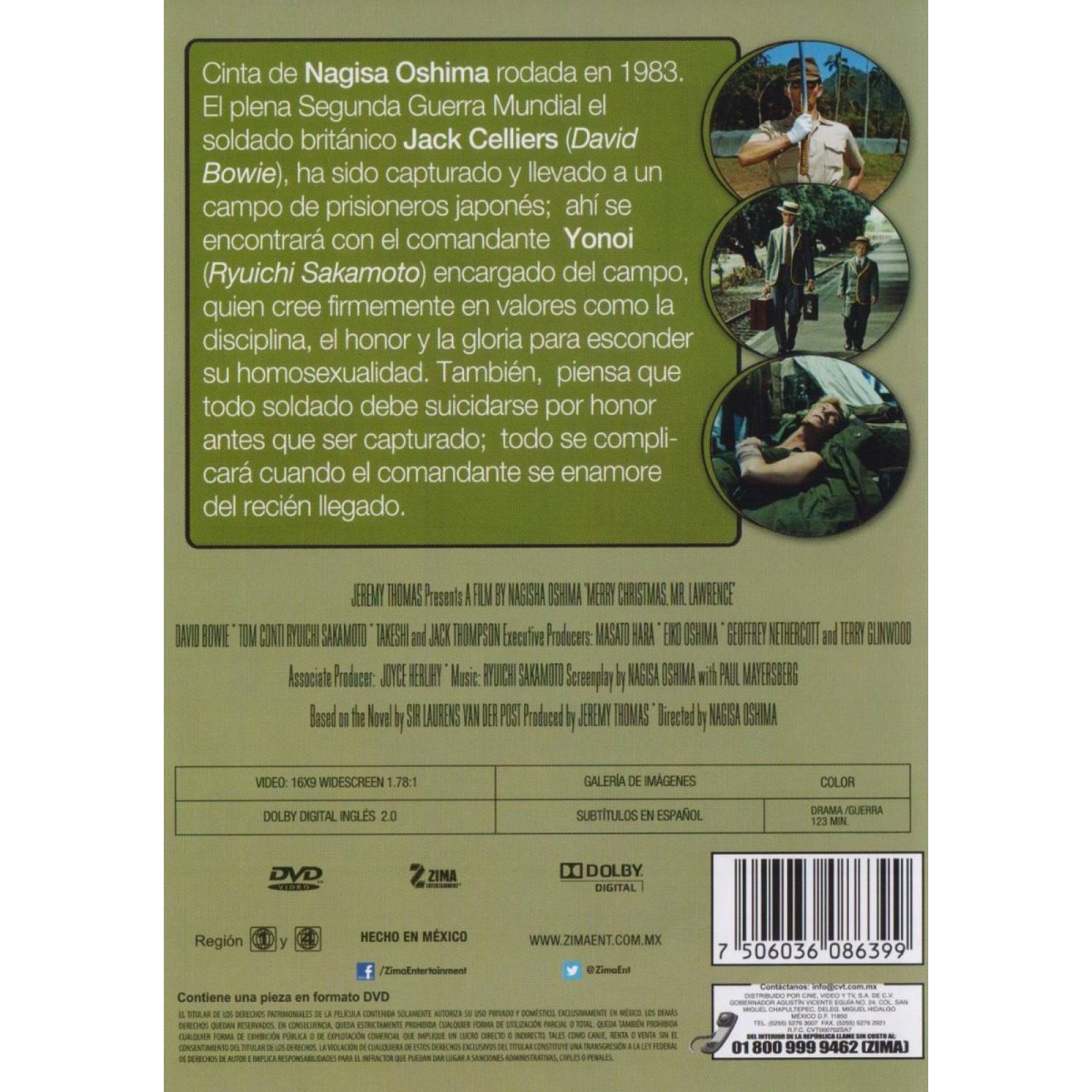 Feliz Navidad Mr Lawrence Nagisa Oshima Pelicula Dvd.