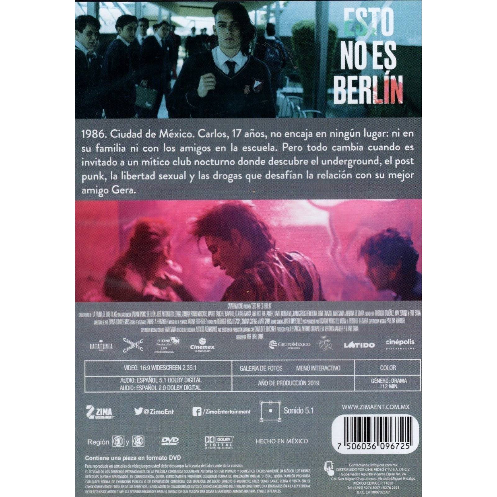 Esto No Es Berlin Jose Antonio Toledano Pelicula Dvd.