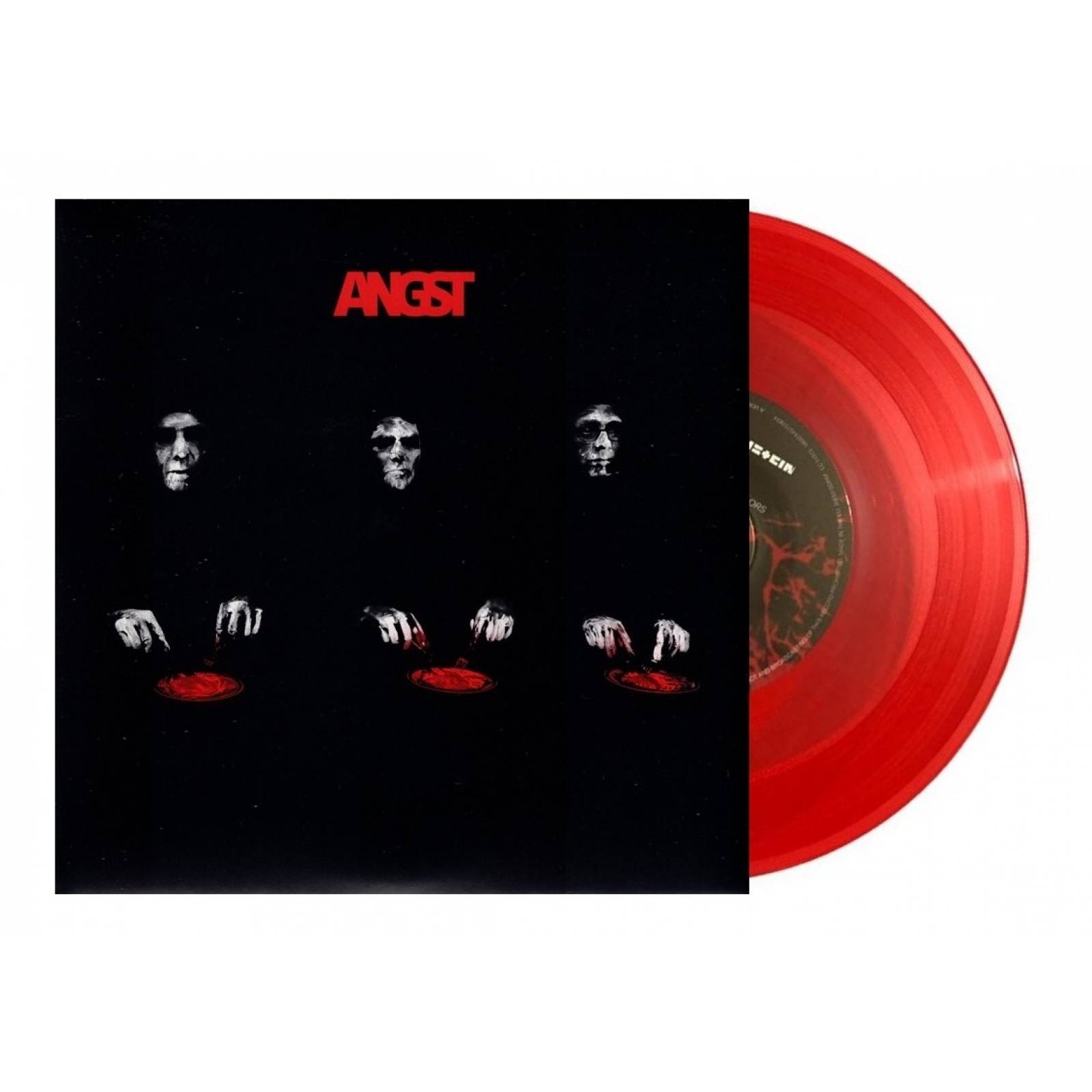Rammstein Angst Single Lp Acetato Vinyl / Rojo