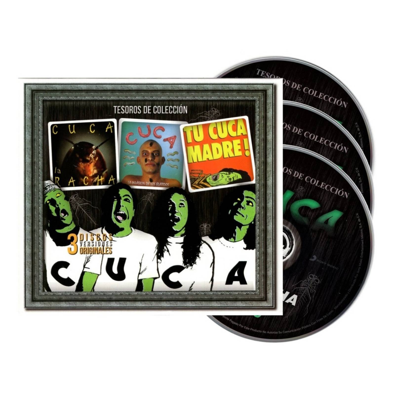 Cuca Tesoros De Coleccion 3 Discos Cd.