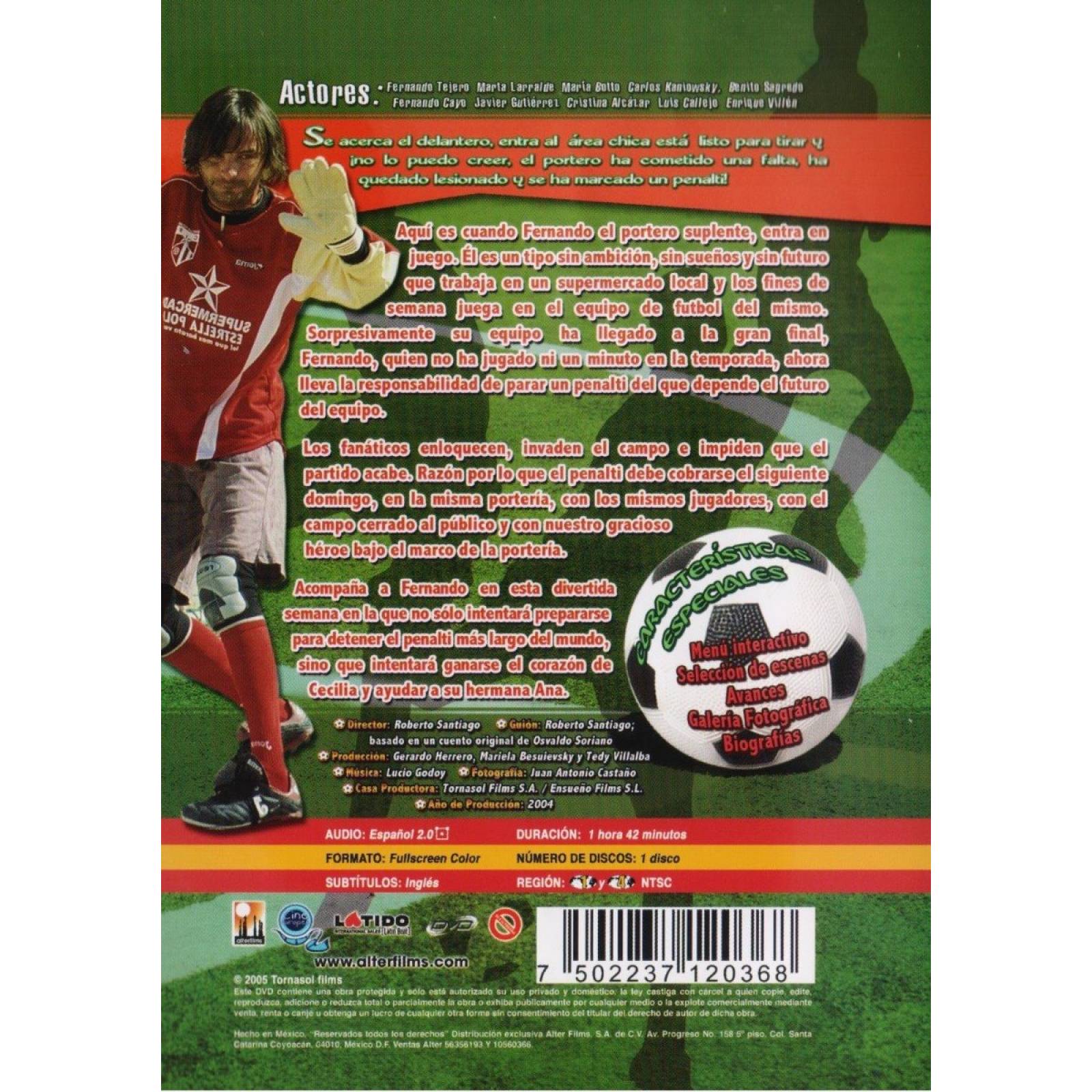El Penalti Mas Largo Del Mundo Fernando Tejero Pelicula Dvd
