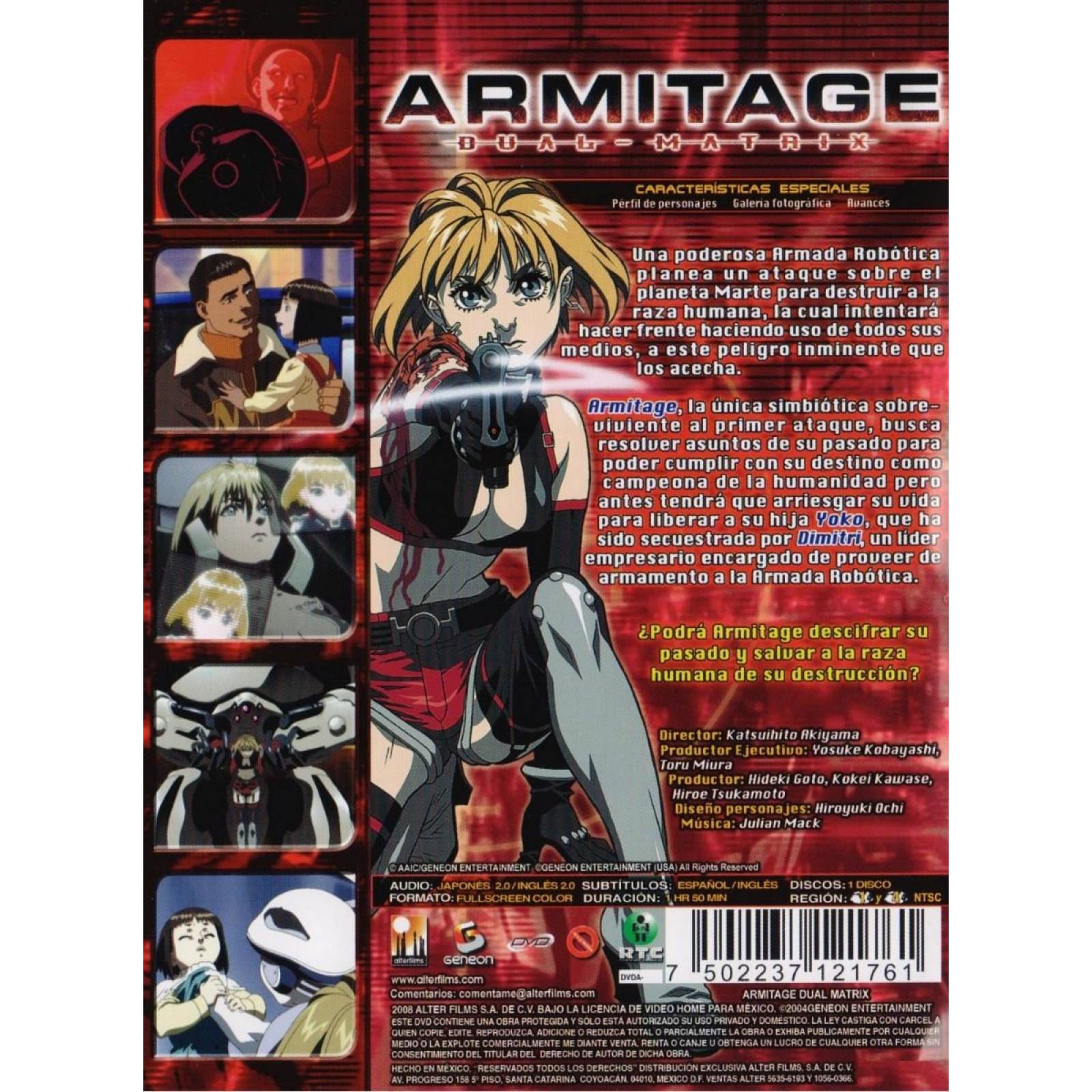Armitage Dual Matrix Pelicula Dvd