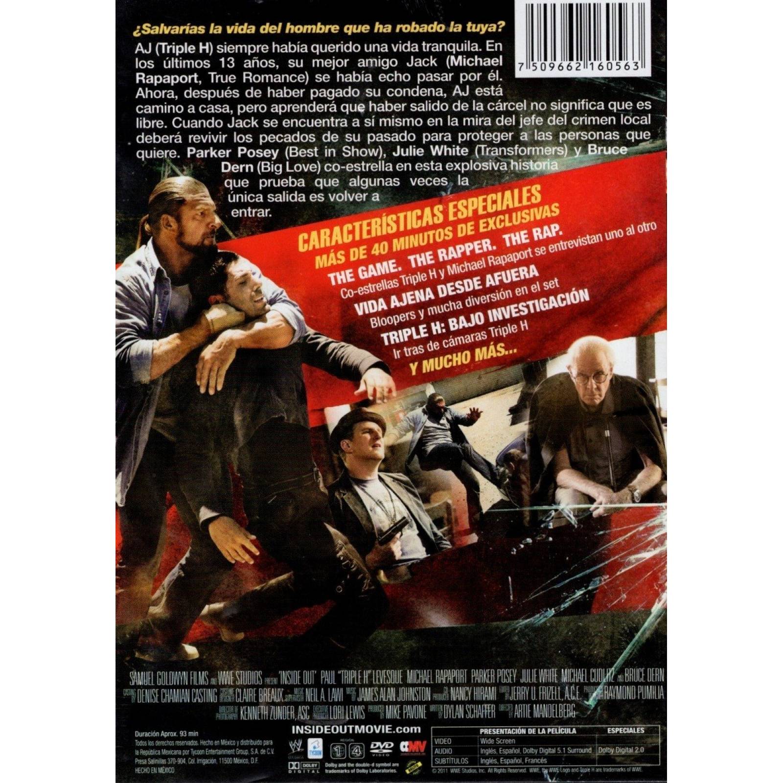 Vida Ajena Inside Out Triple H Pelicula Dvd