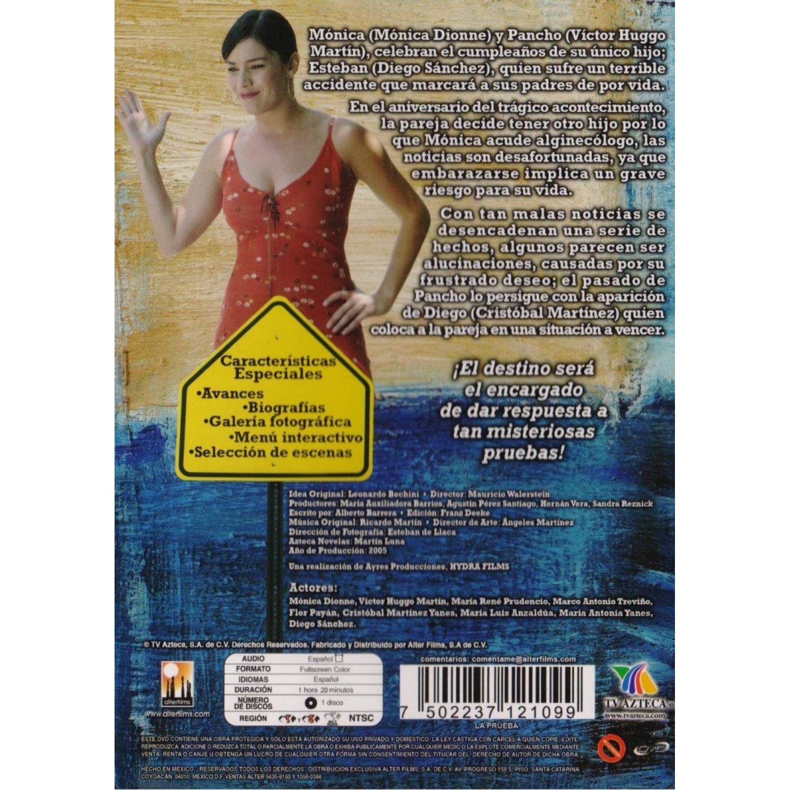 Adn La Prueba 2005 Mónica Dionne José Esqueda Pelicula Dvd