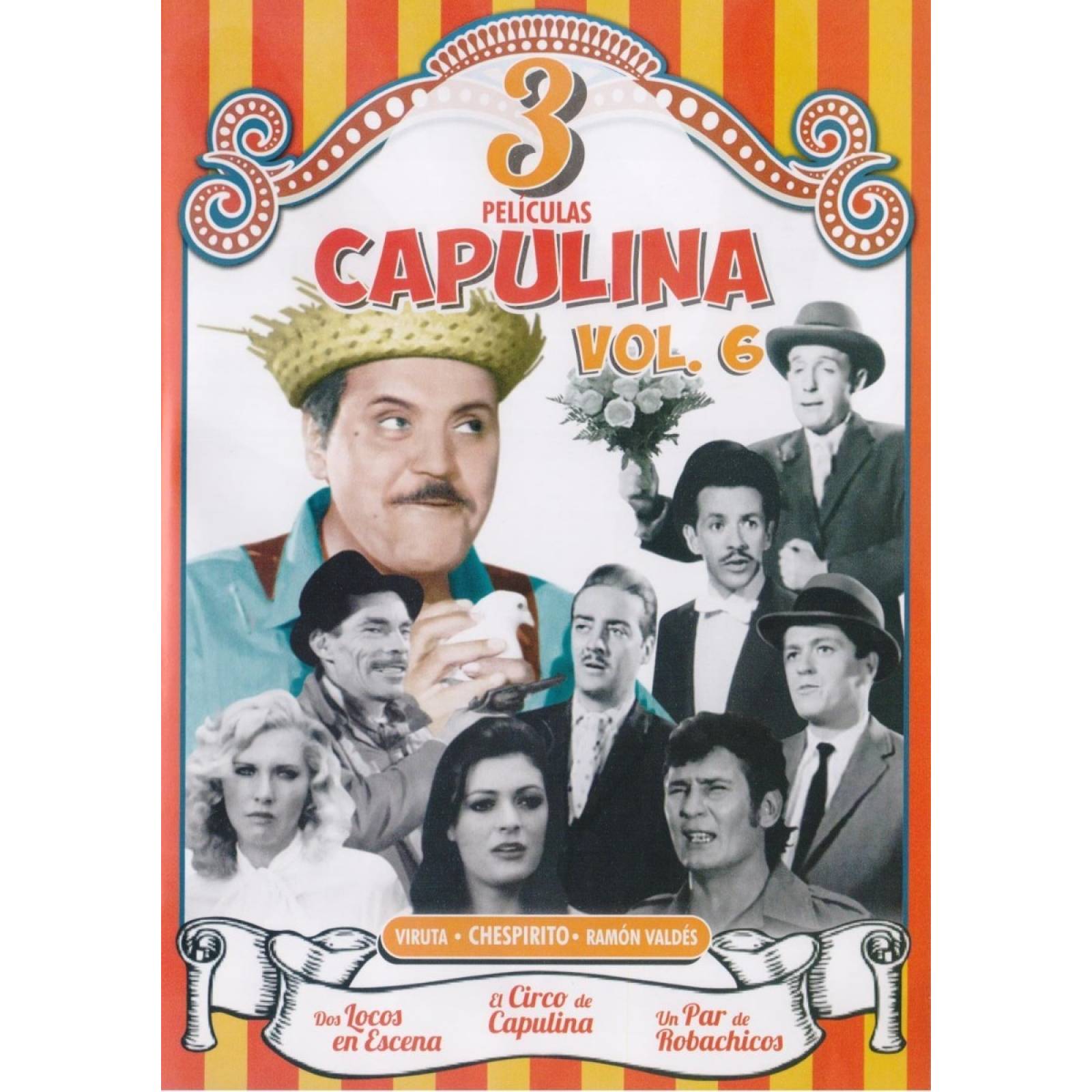 Capulina Volumen 6 Coleccion De 3 Peliculas Dvd
