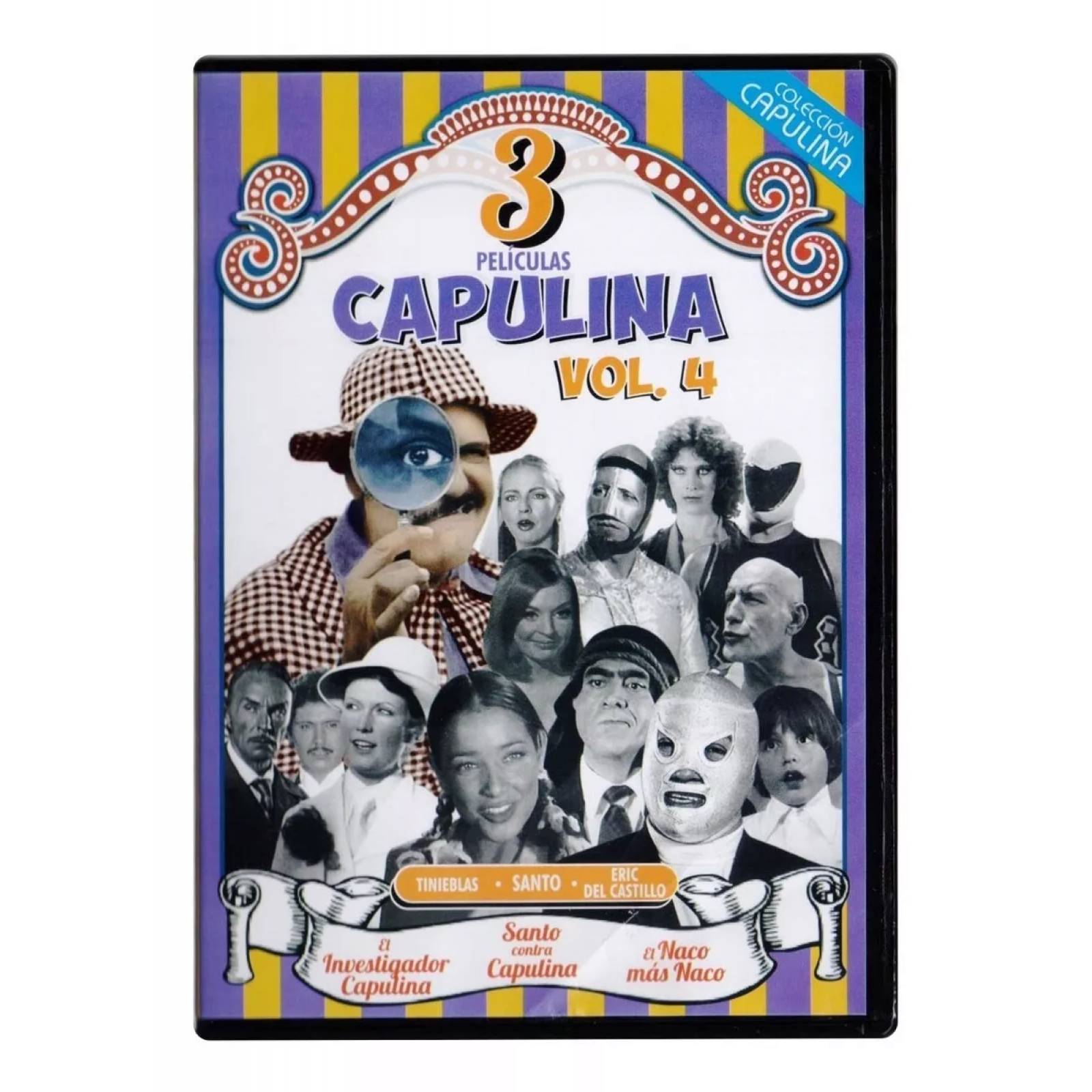 Capulina Volumen 4 Coleccion De 3 Peliculas Dvd