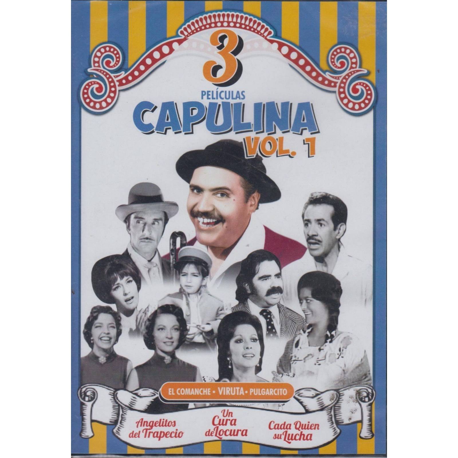 Capulina Volumen 1 Coleccion De 3 Peliculas Dvd