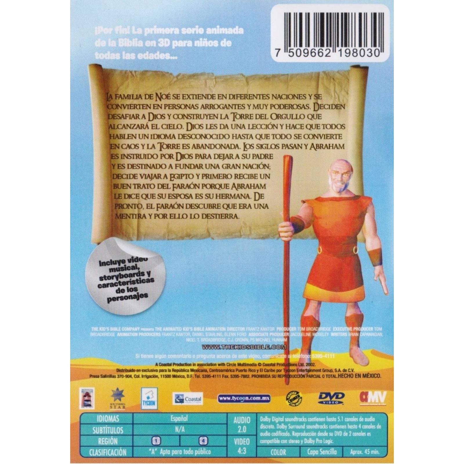 La Biblia Animada Para Niños La Torre Del Orgullo Dvd