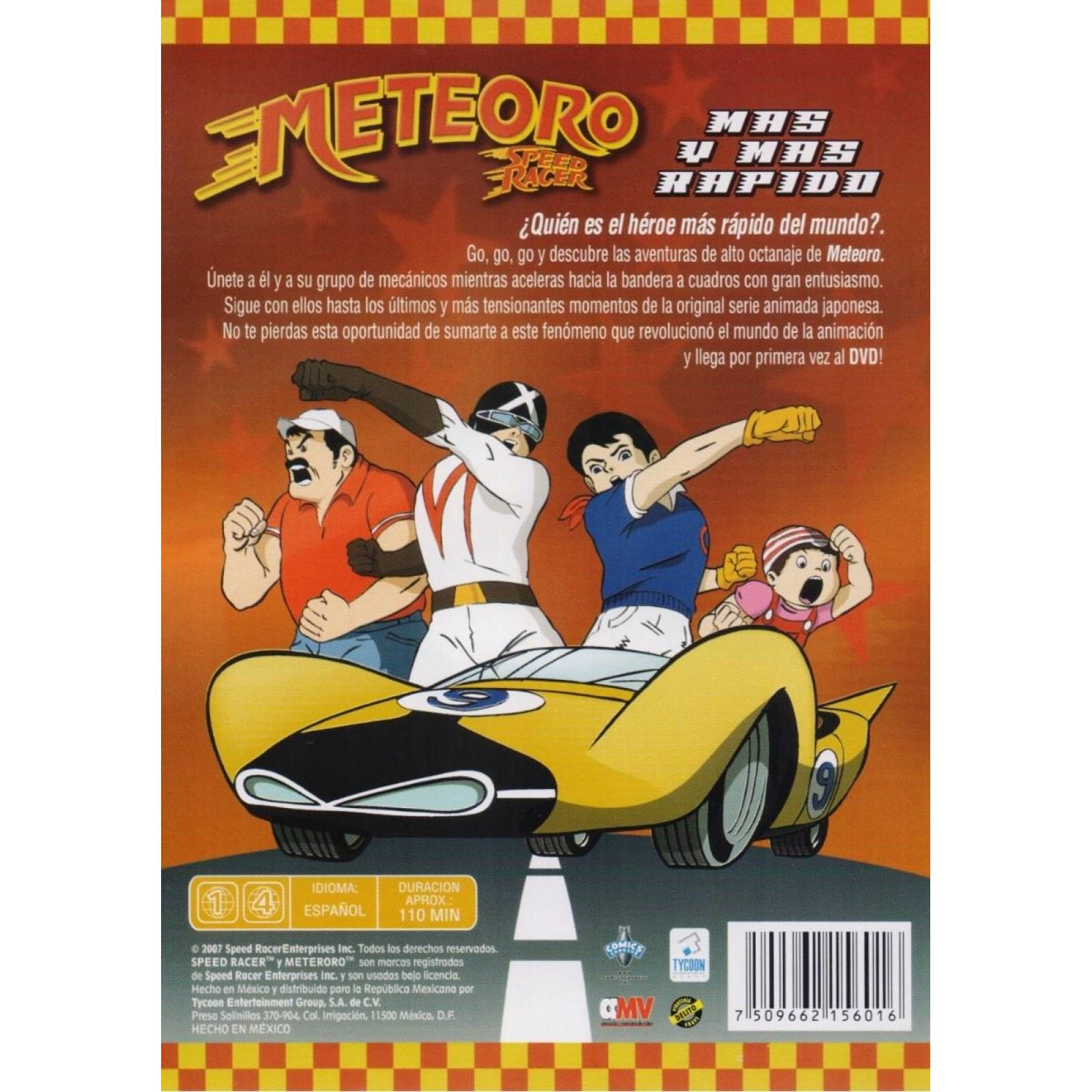 Meteoro Speer Racer Serie Edicion Especial Remasterizada Dvd