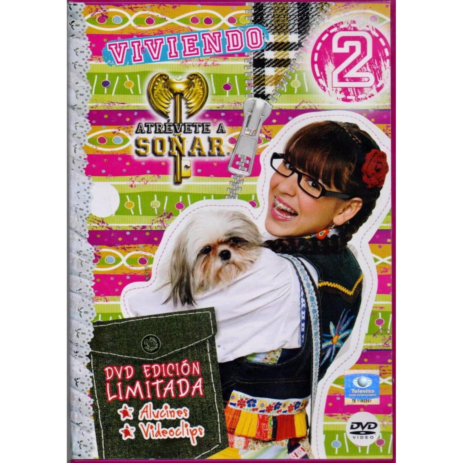 Atrevete A Soñar Viviendo 2 Dos Danna Paola Telenovela Dvd