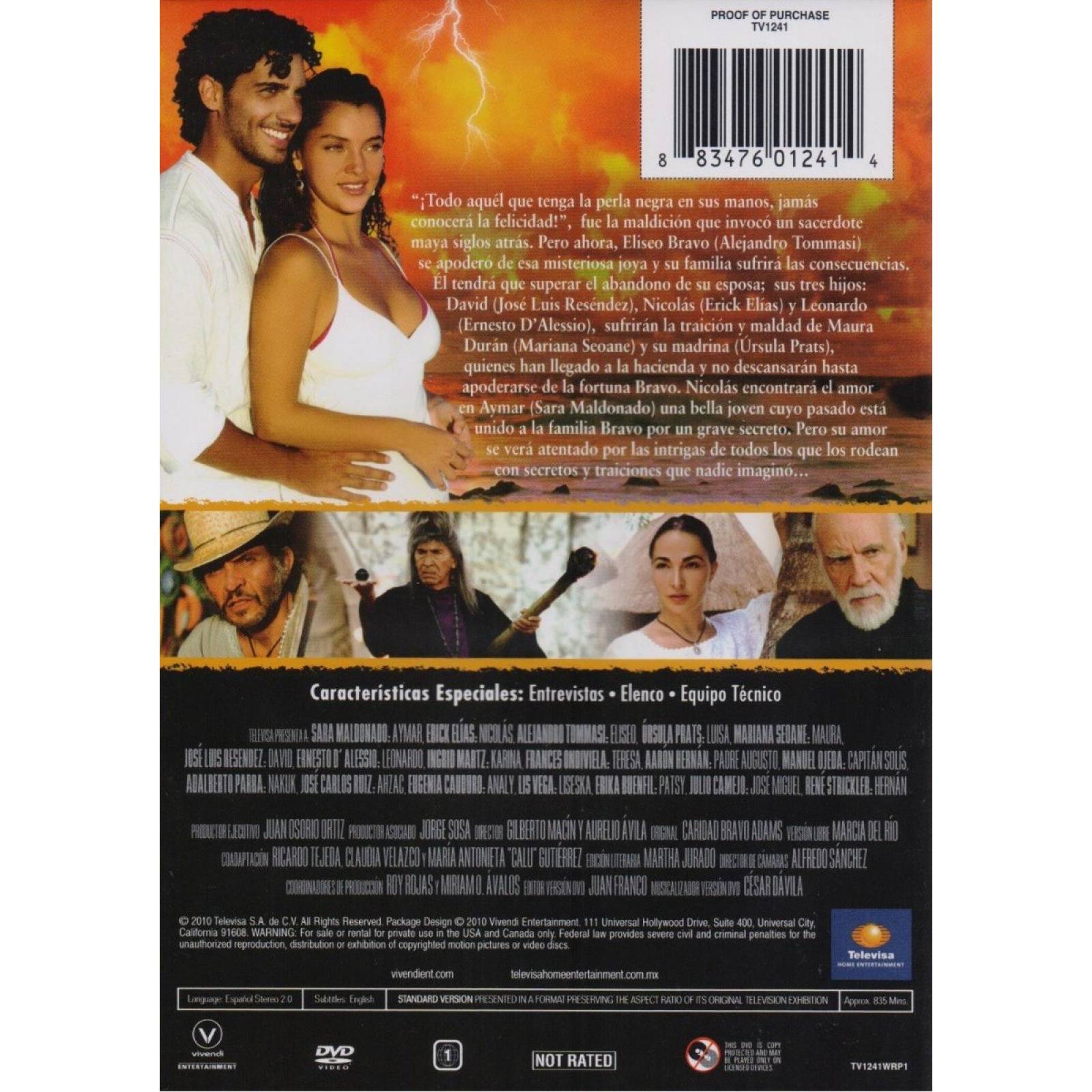 Tormenta En El Paraiso Mariana Seoane Telenovela Dvd