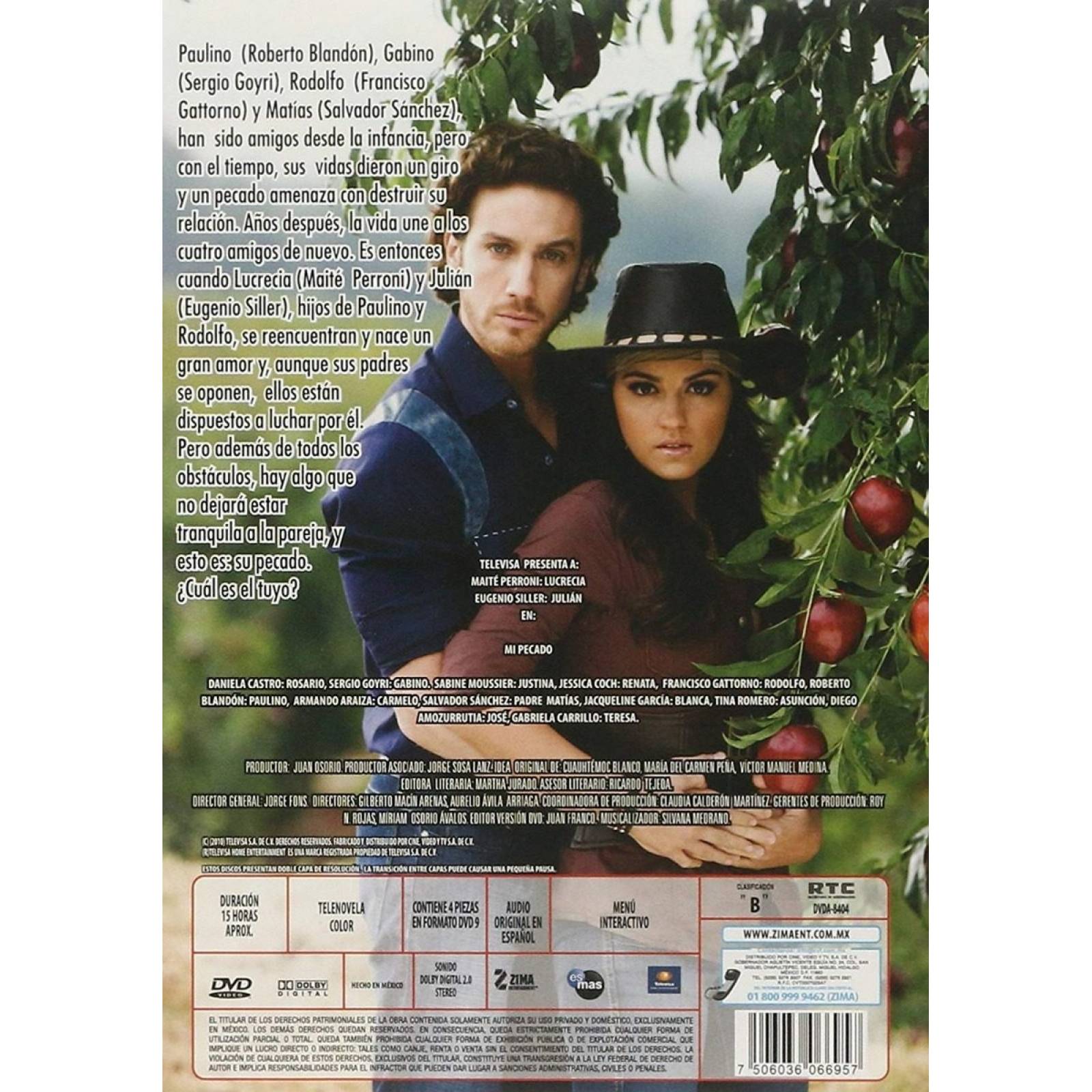 Mi Pecado Maite Perroni Telenovela Dvd