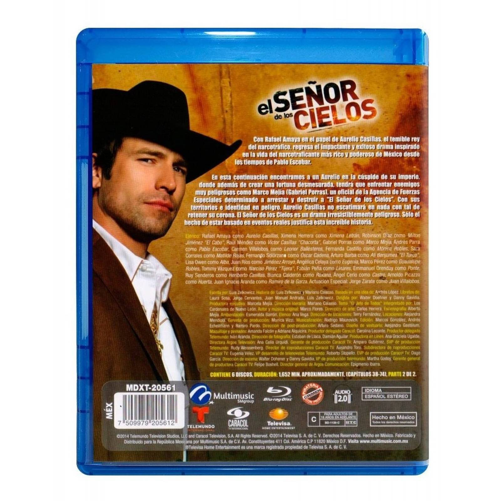 El Señor De Los Cielos Temporada 1 Uno Parte 2 Blu-ray