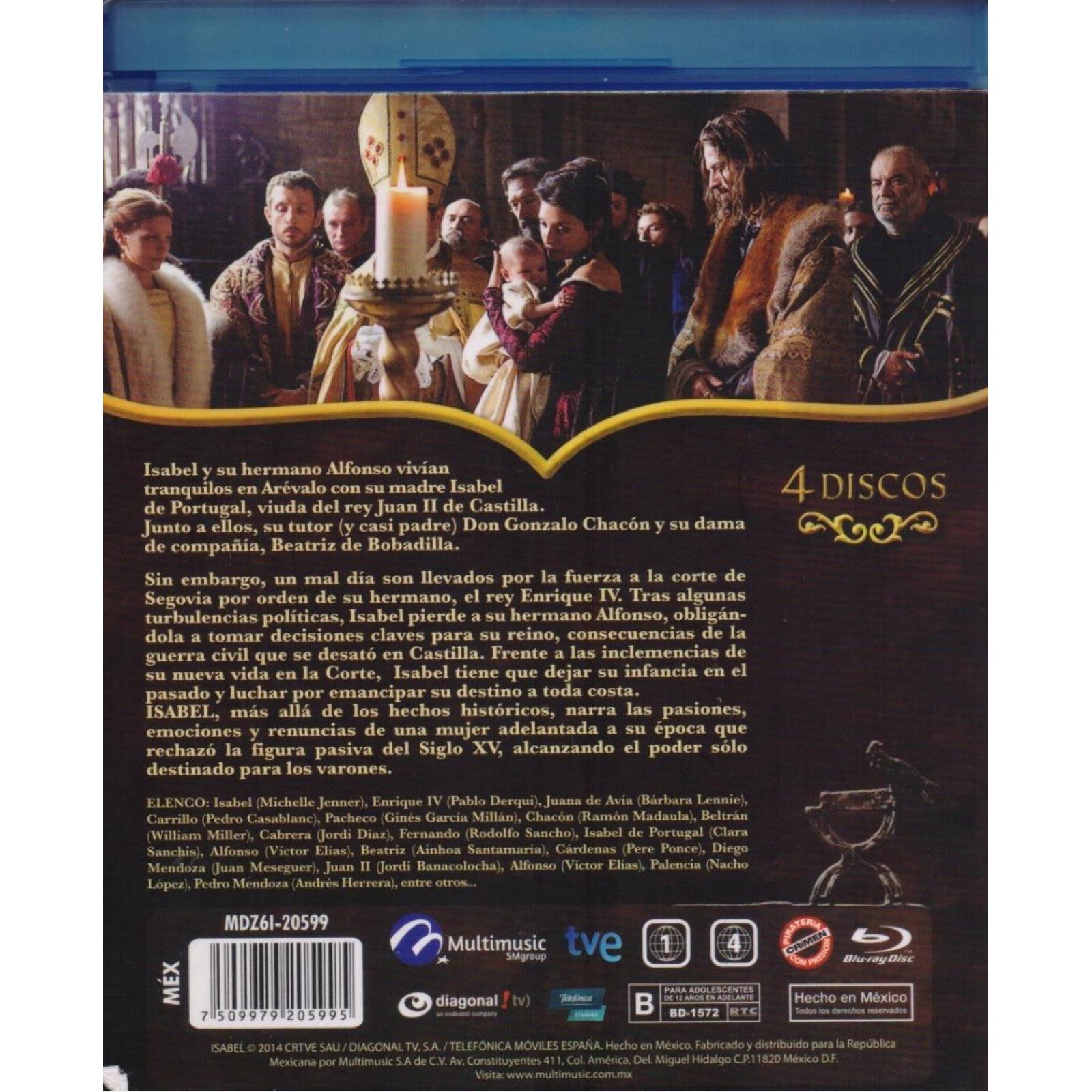 Isabel (Serie Completa) [Blu-ray] - Las 3 Temporadas De La Reina De Castilla En Alta Definición