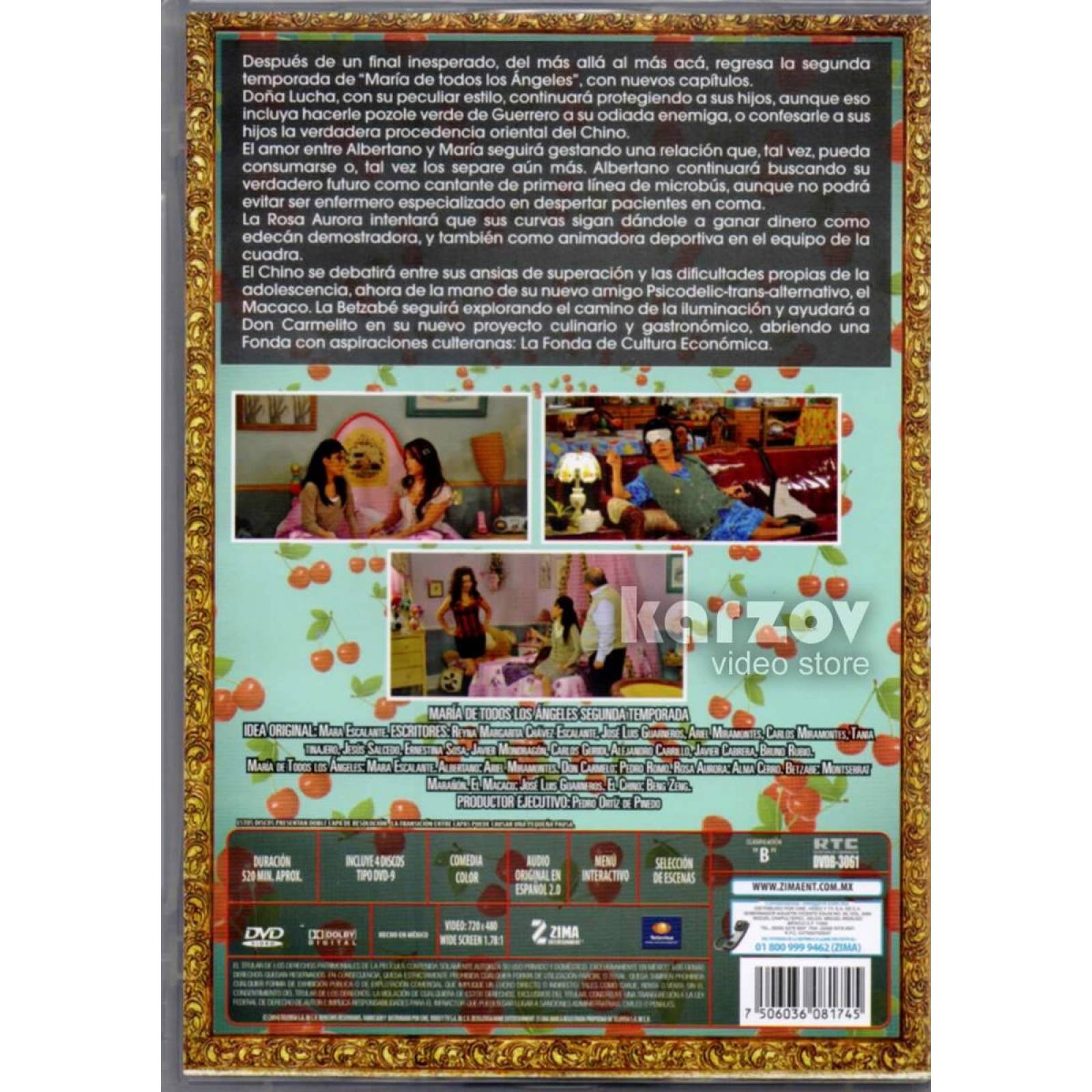 Maria De Todos Los Angeles Segunda Temporada 2 Dos Dvd