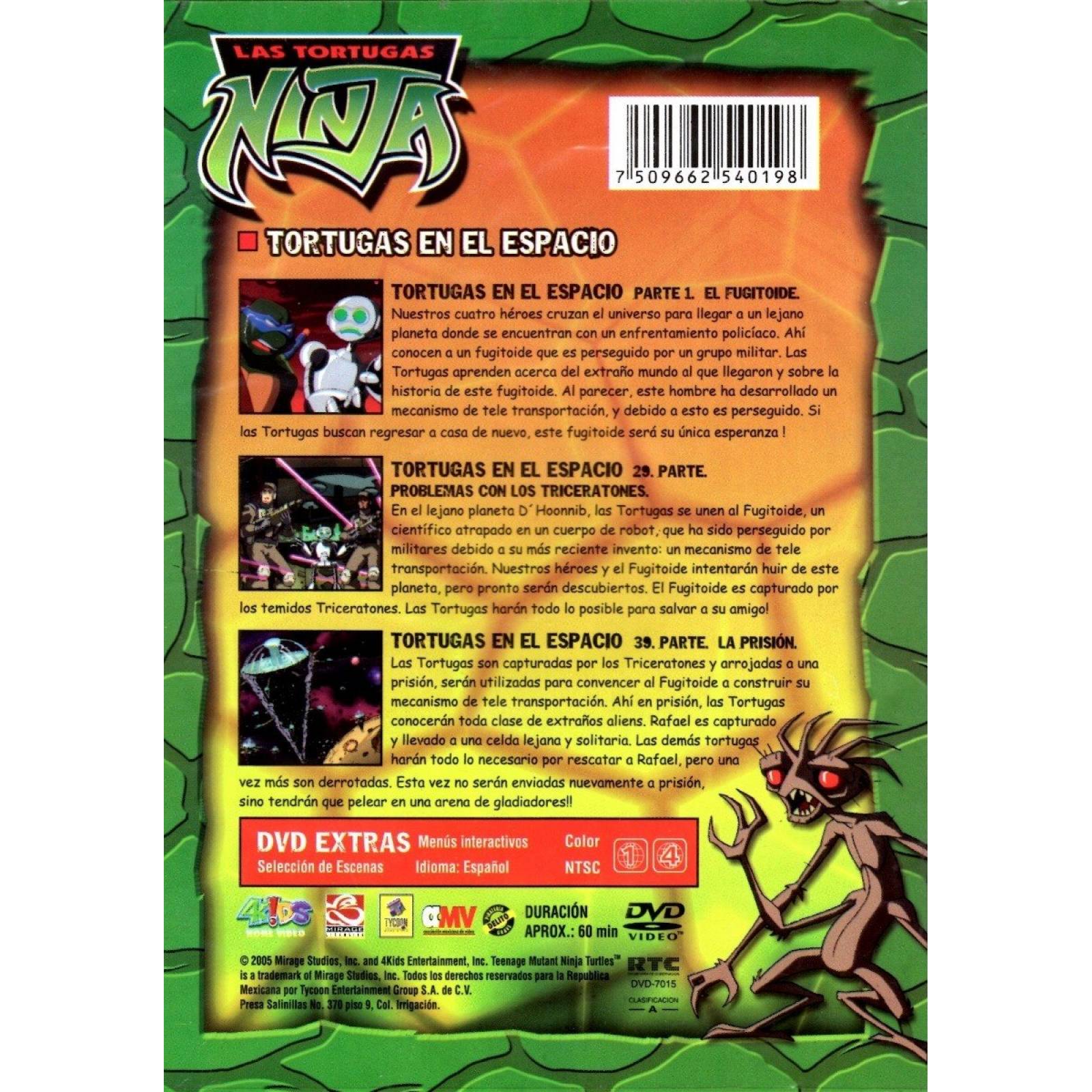 Las Tortugas Ninja Tortugas En El Espacio Serie Dvd